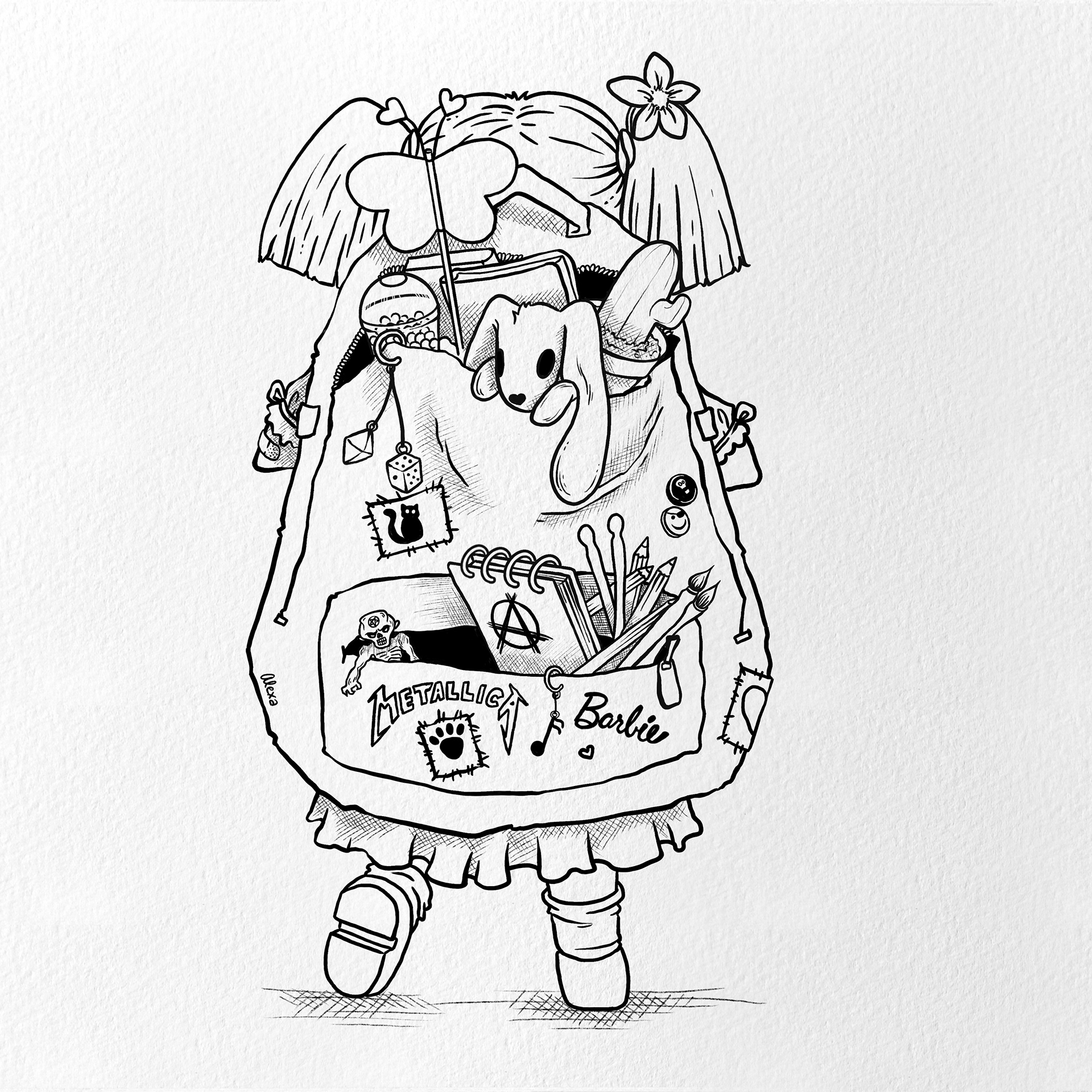 sketch for Inktober