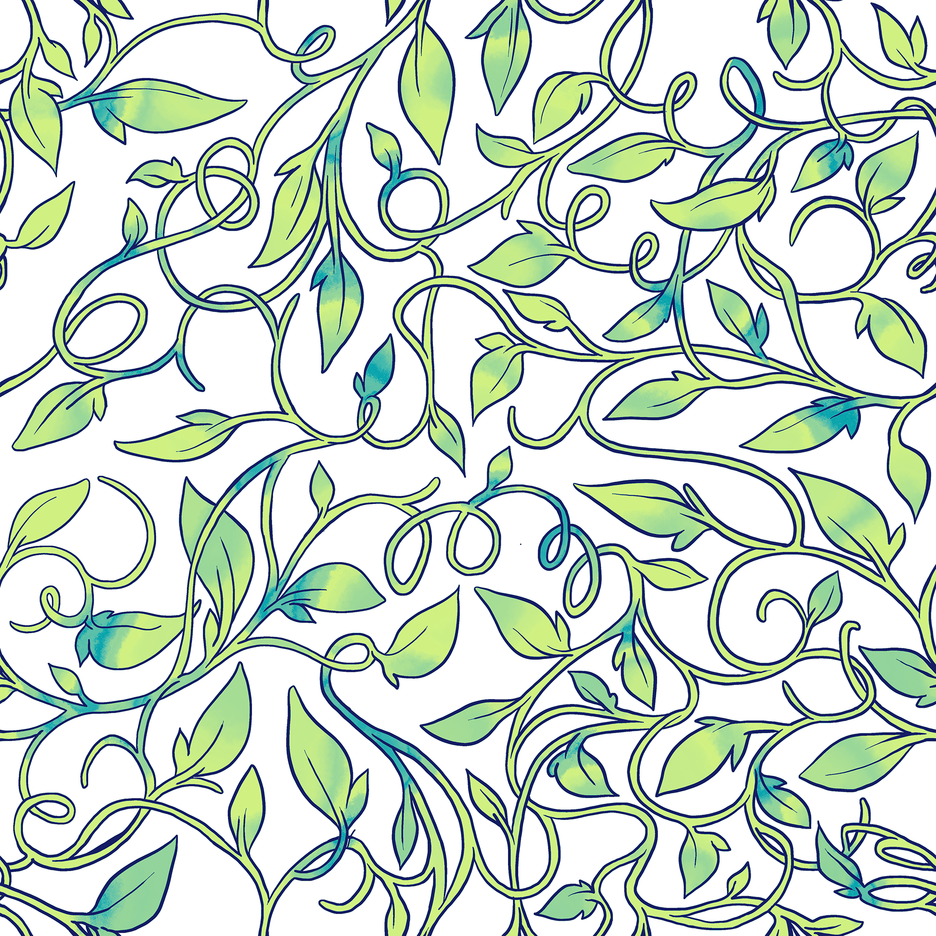 Transparent leaf vines