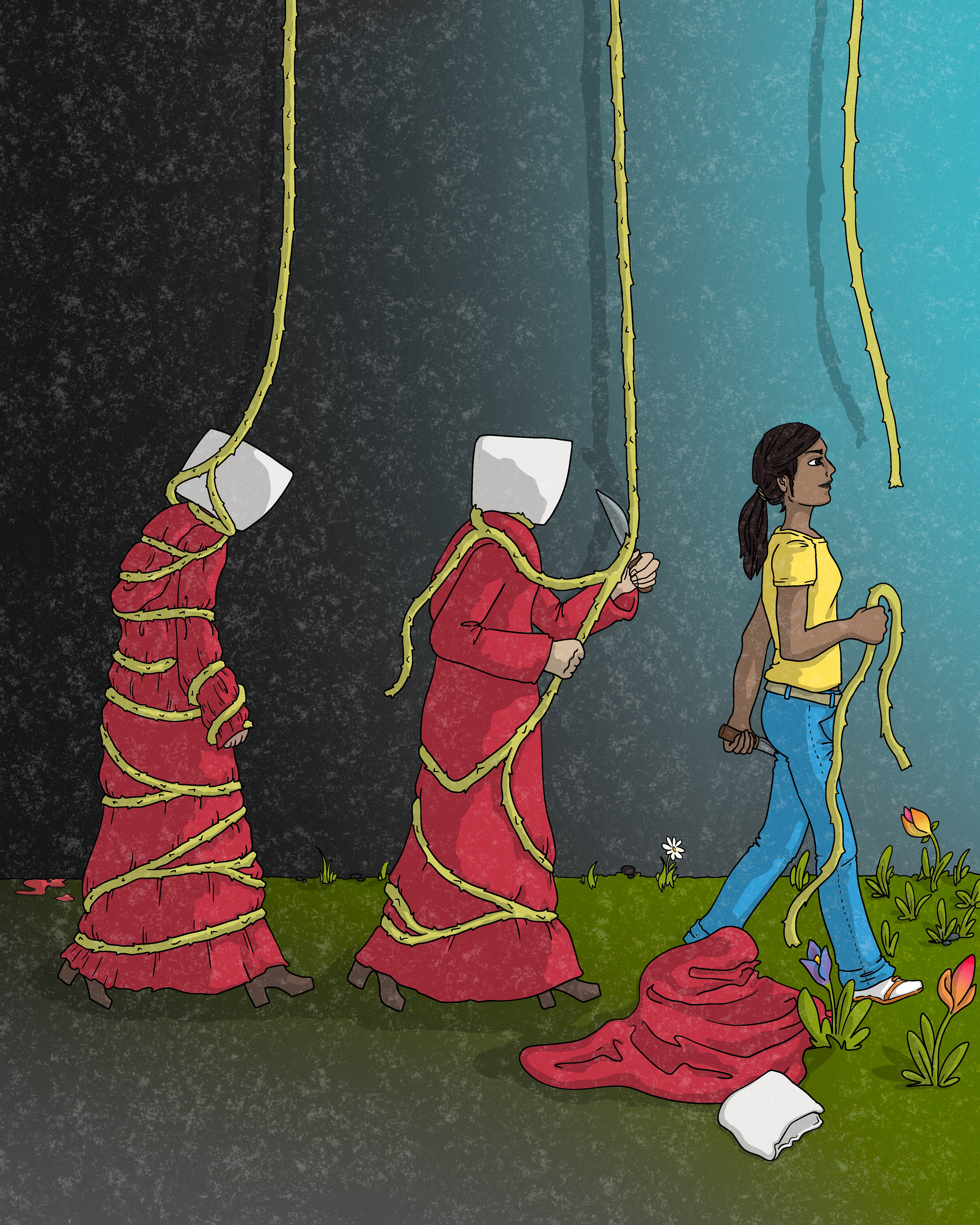 New version of my Illustration about liberation