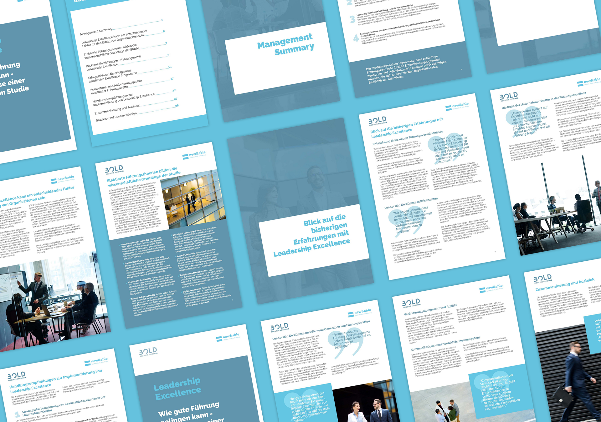whitepaper design leadership excellence cover new and able bold