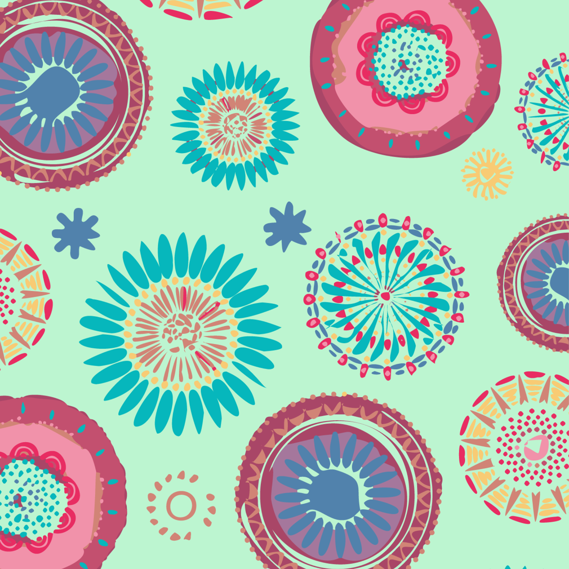 abstract kaleidoscope pattern