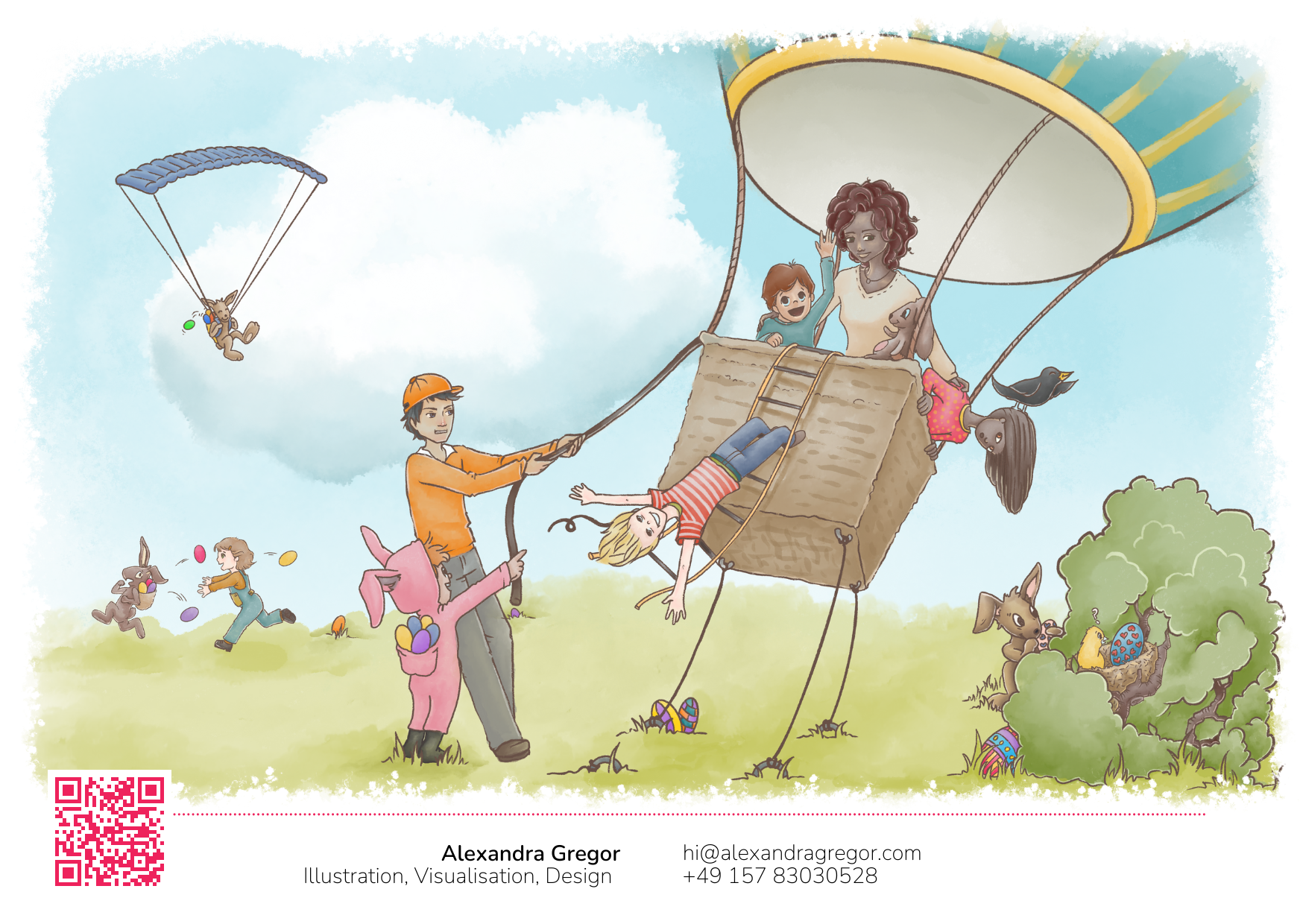 Greeting Card for Easter for Publishers and Clients