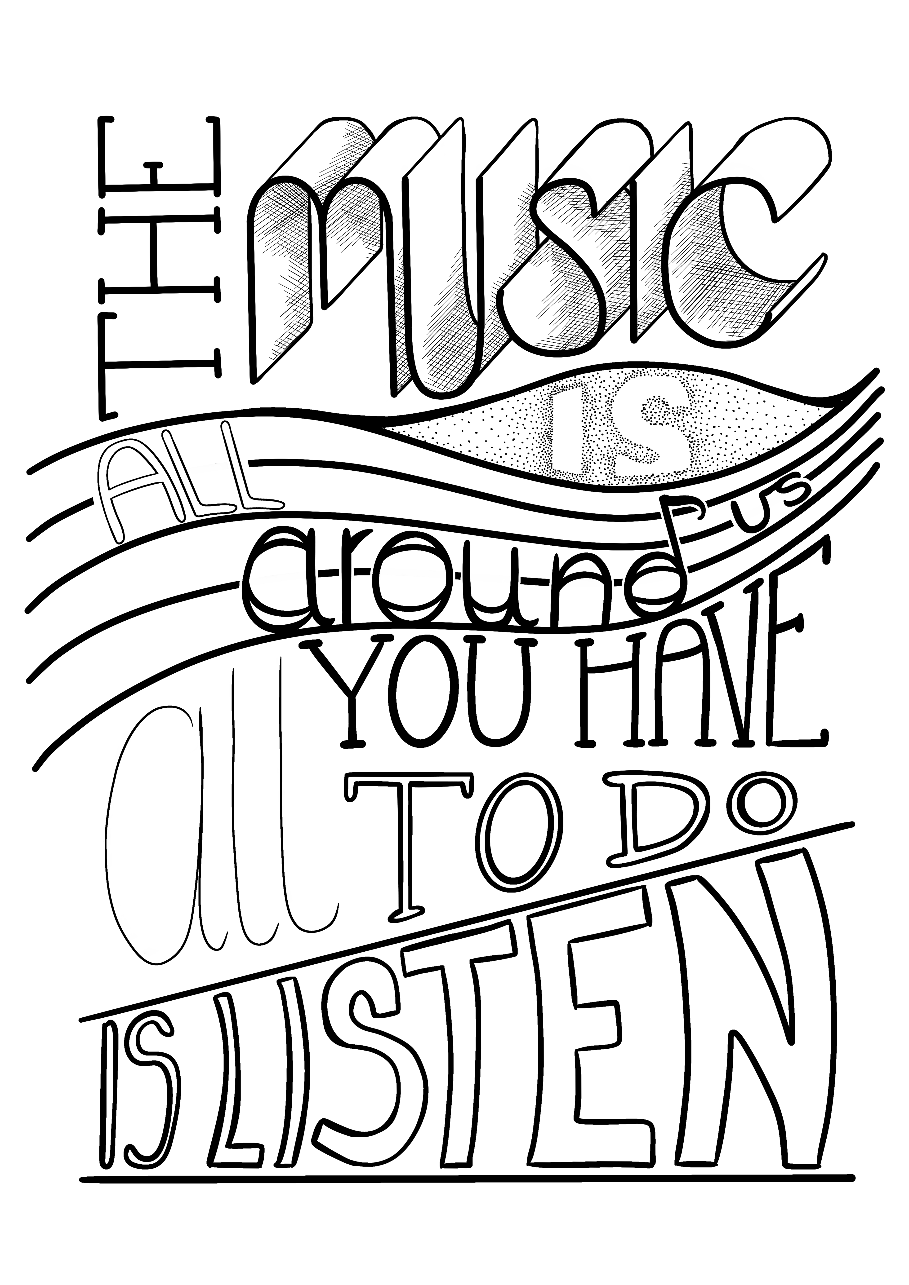 The Music Is All Around Us quote from the movie August Rush