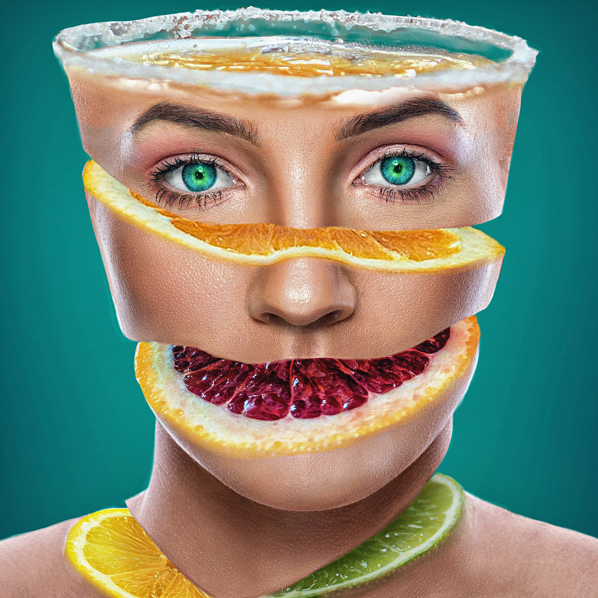 Example Composite from the series Facescapes
