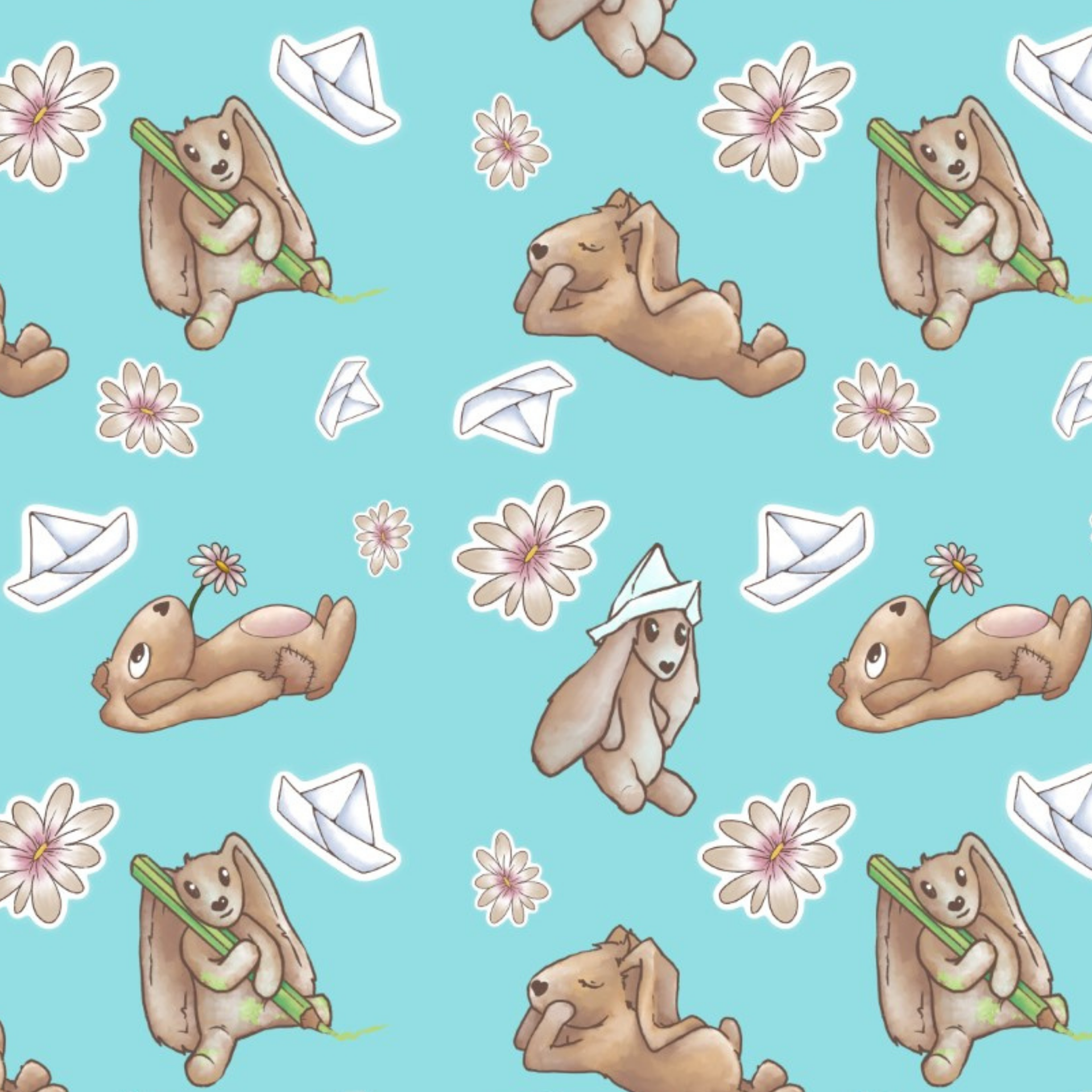 Bunny Bear Pattern