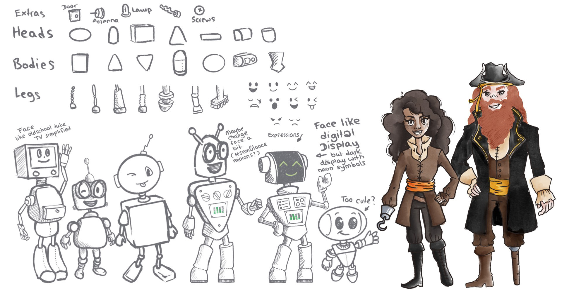 Character and style studies childrens book