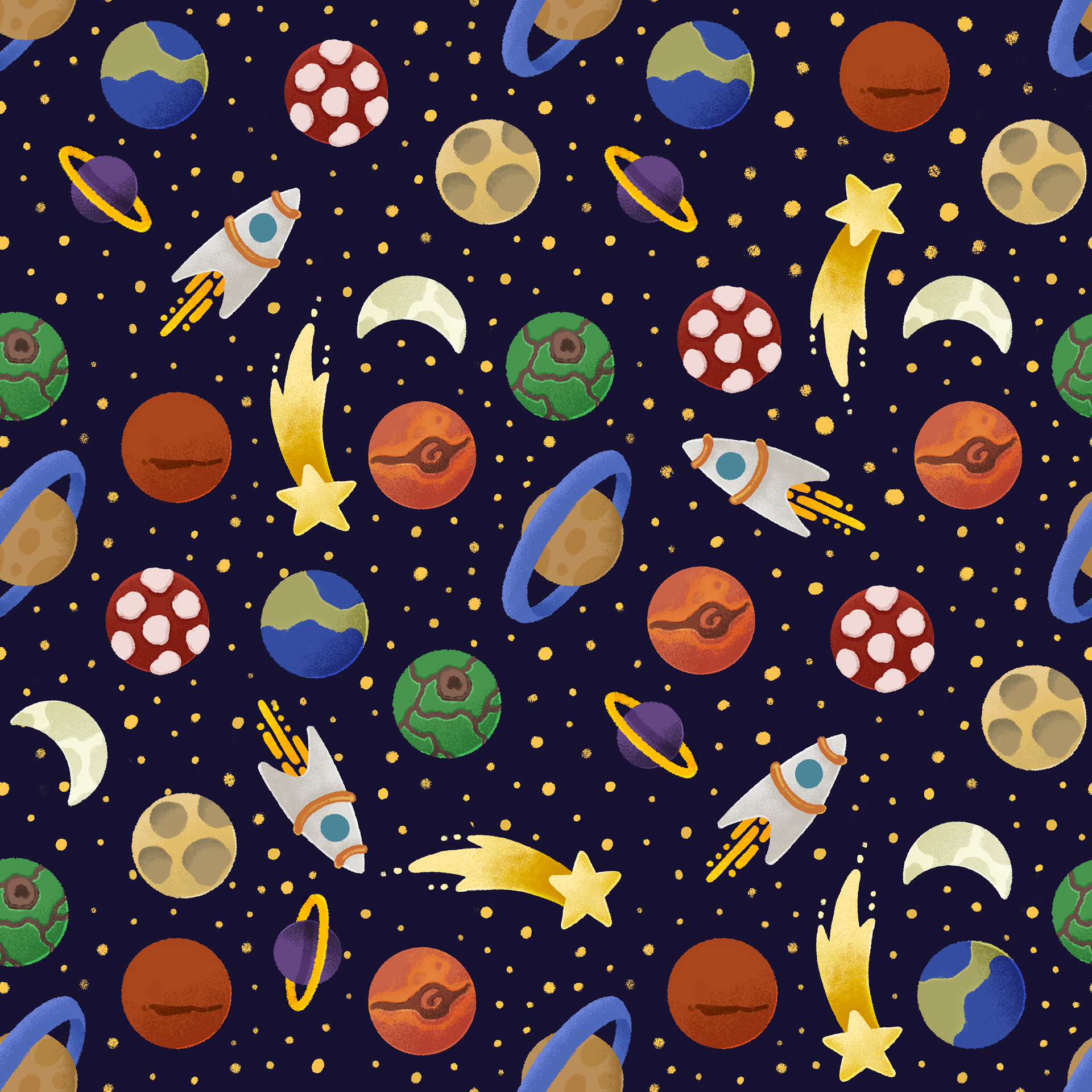 Space Fun Pattern