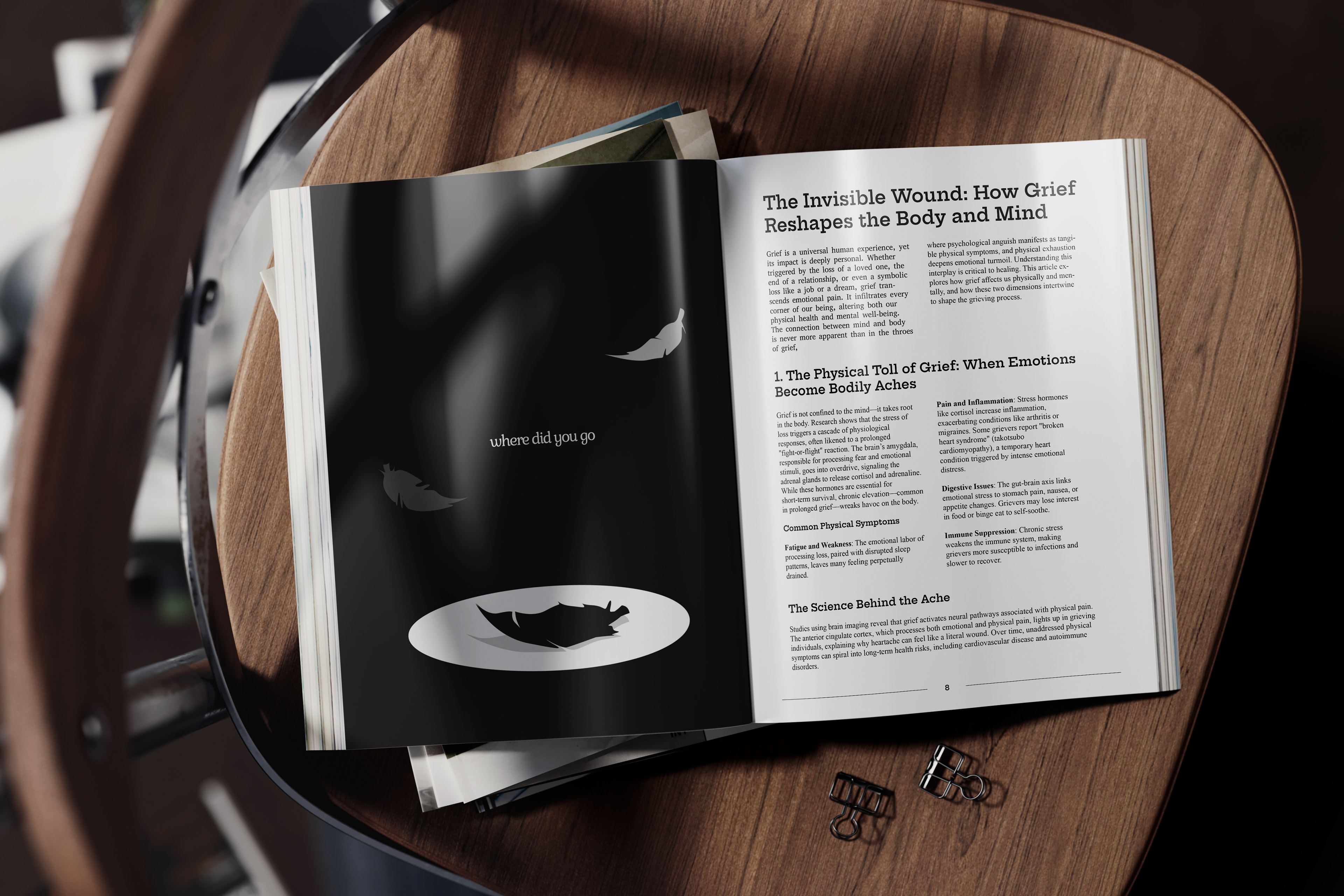 Mockup with according article