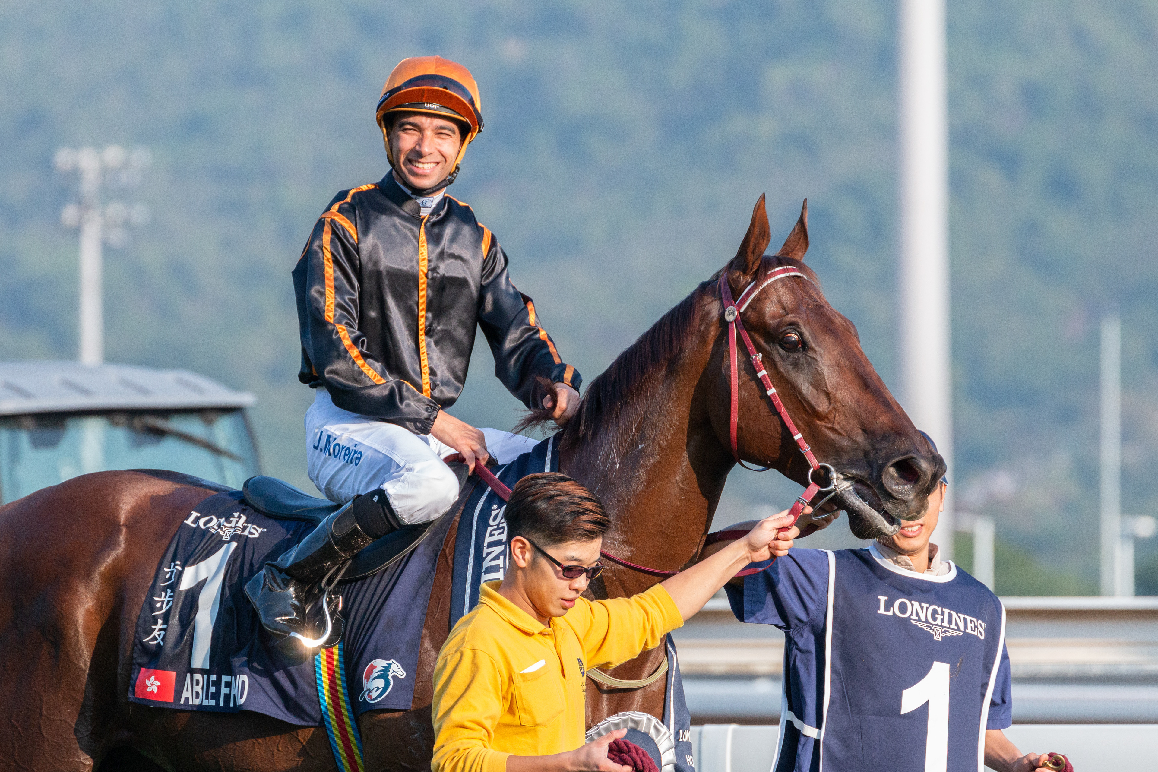 Able Friend win THE LONGINES HONG KONG MILE