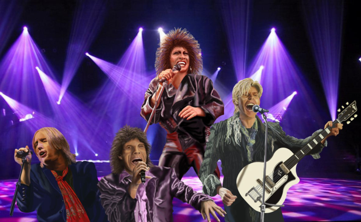 Rock-icon Montage