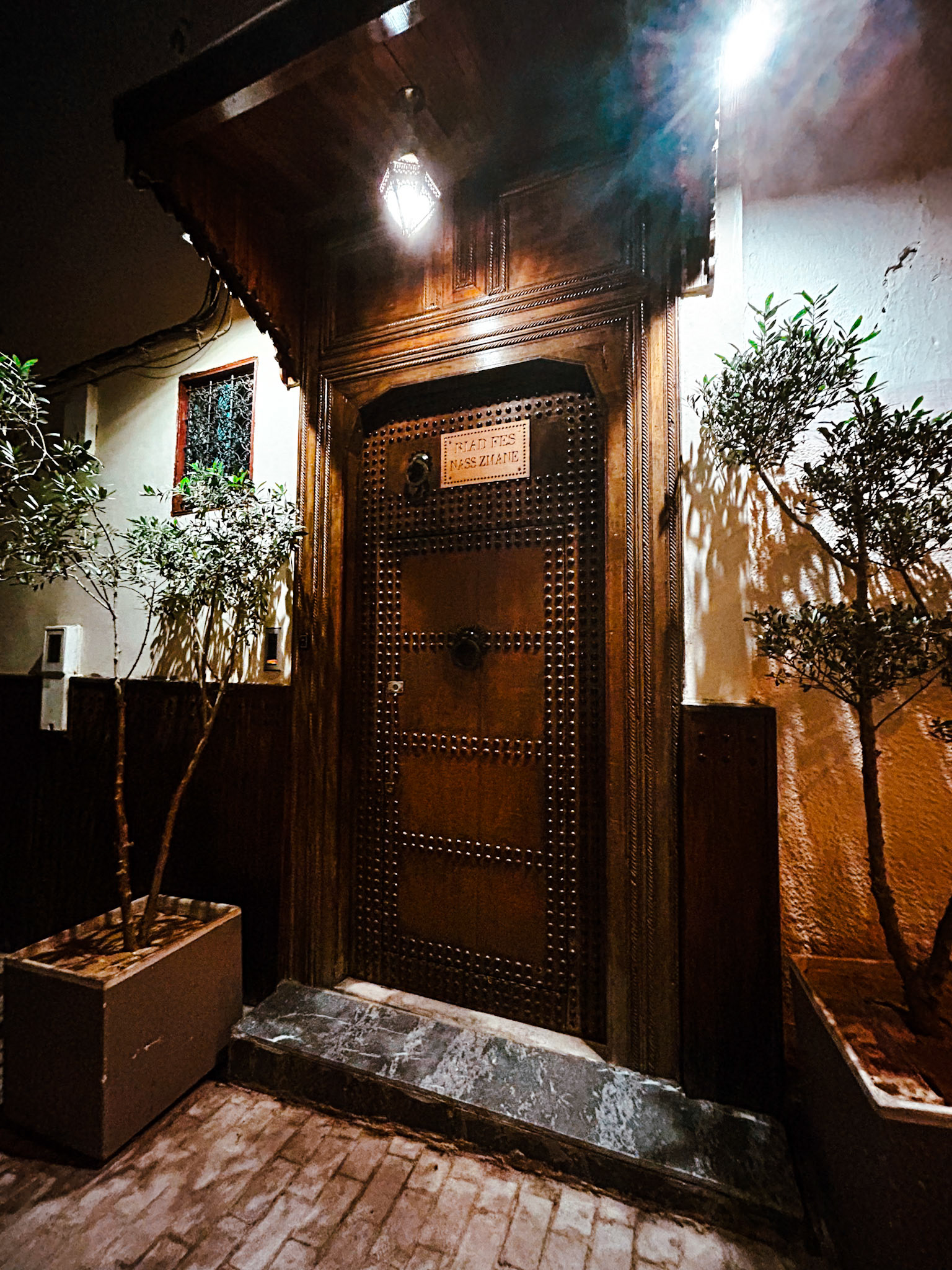 Front door from the alley