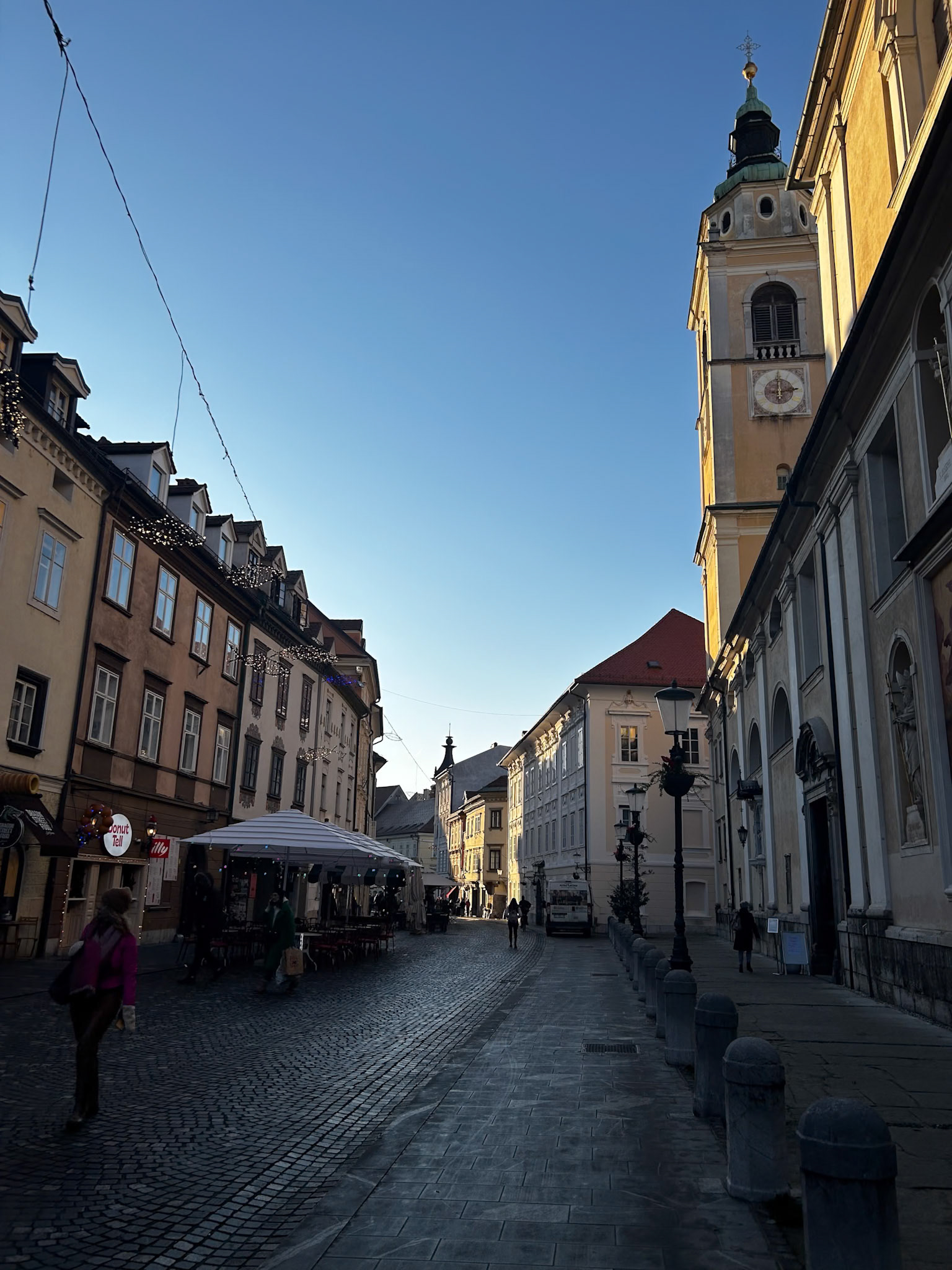 Shopping district of Ljubljana