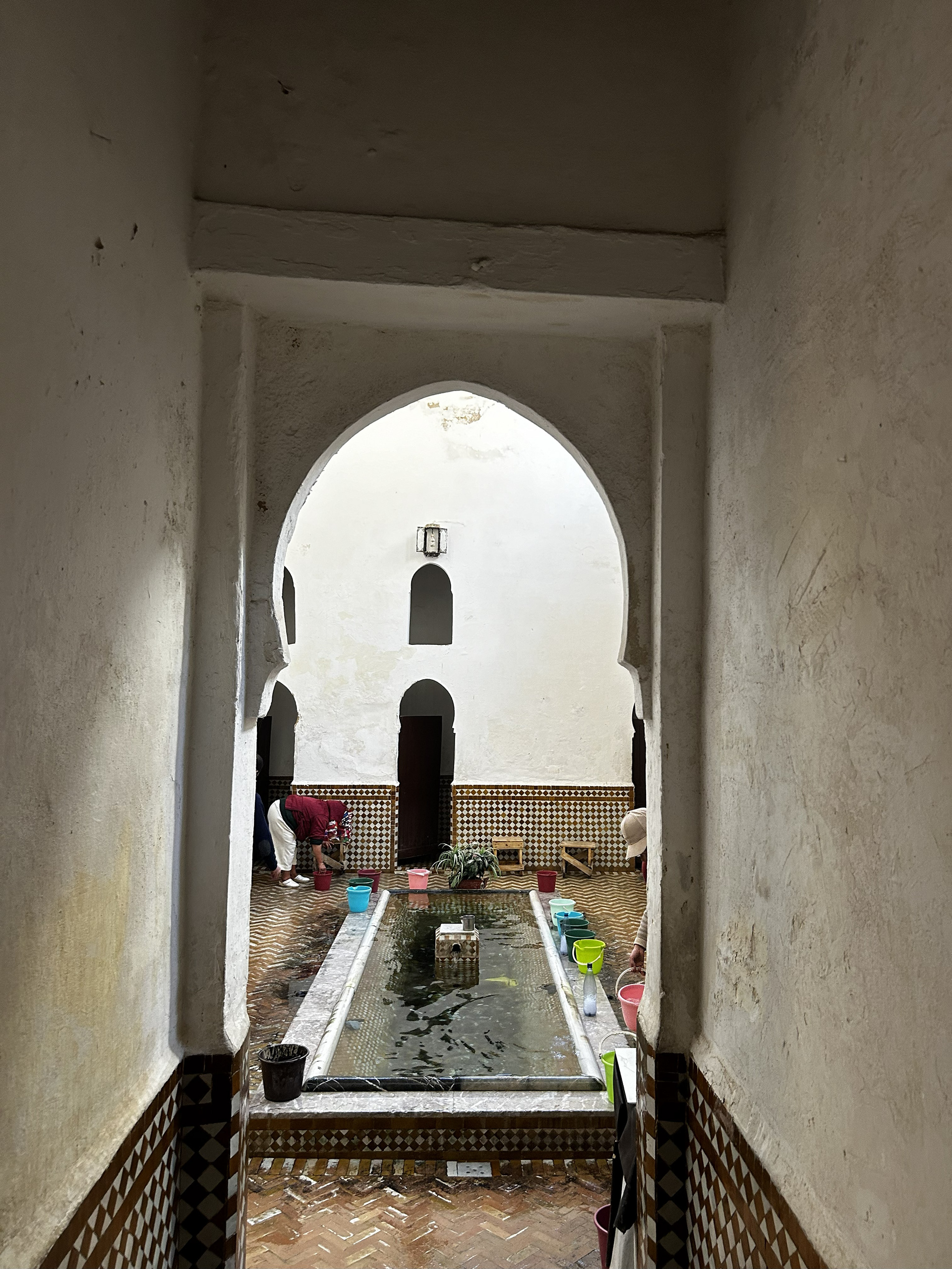 washing chamber of a mosque