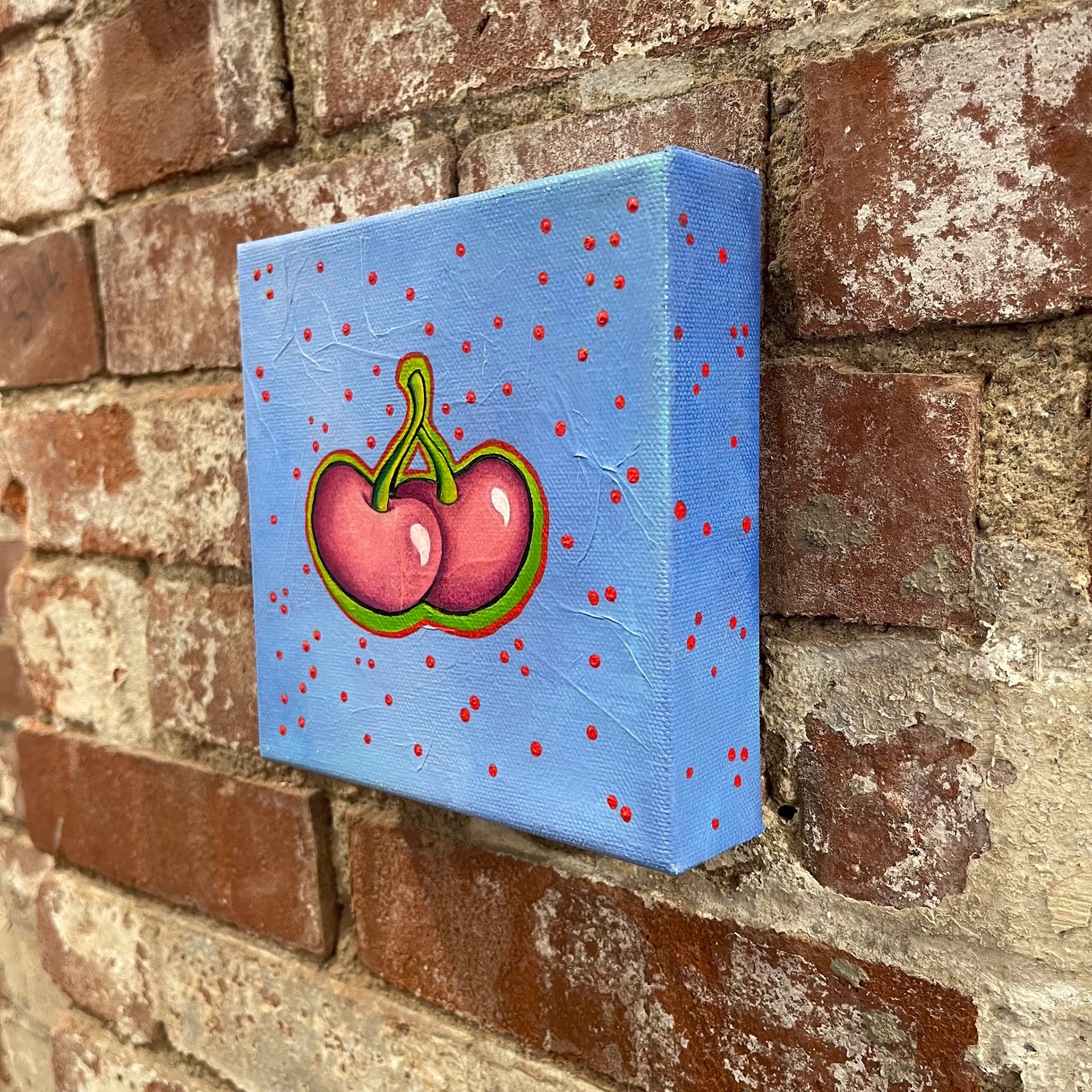 Cherry Collage 6x6"