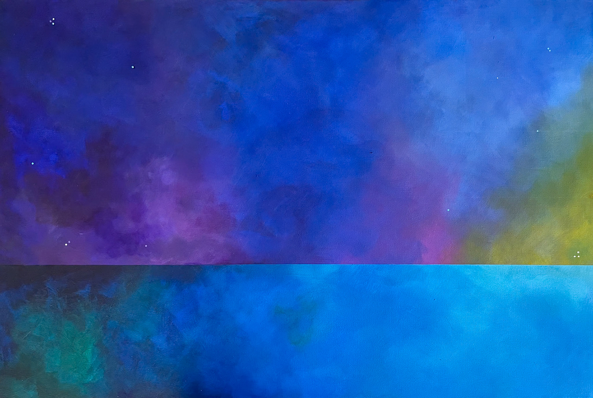 Horizon #1, Acrylic On Canvas, 24x36"  