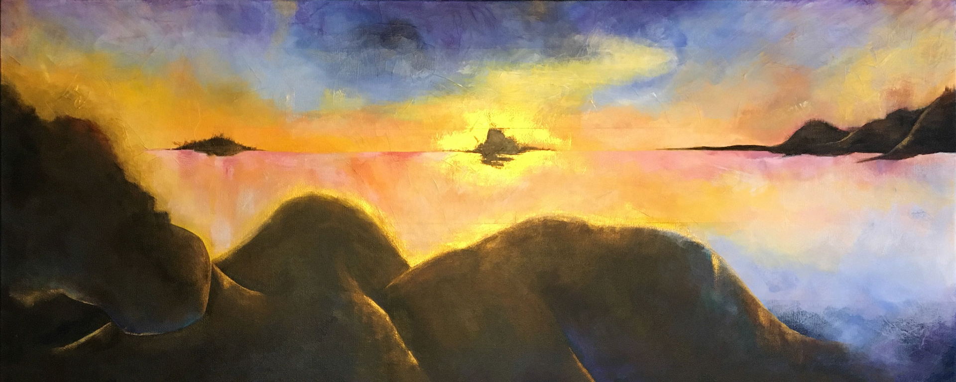 The Land Of Real Living 40x16" 