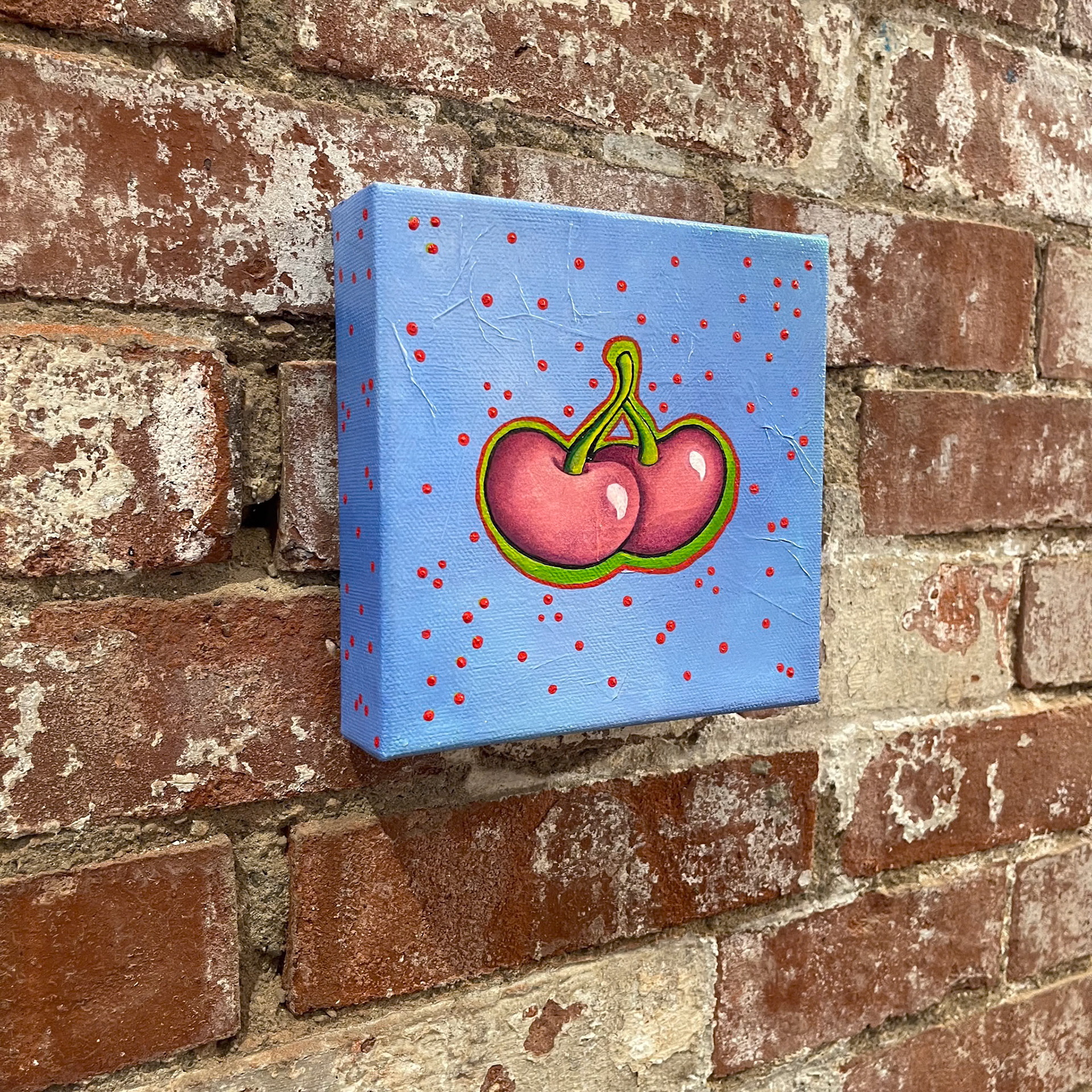 Cherry Collage 6x6"