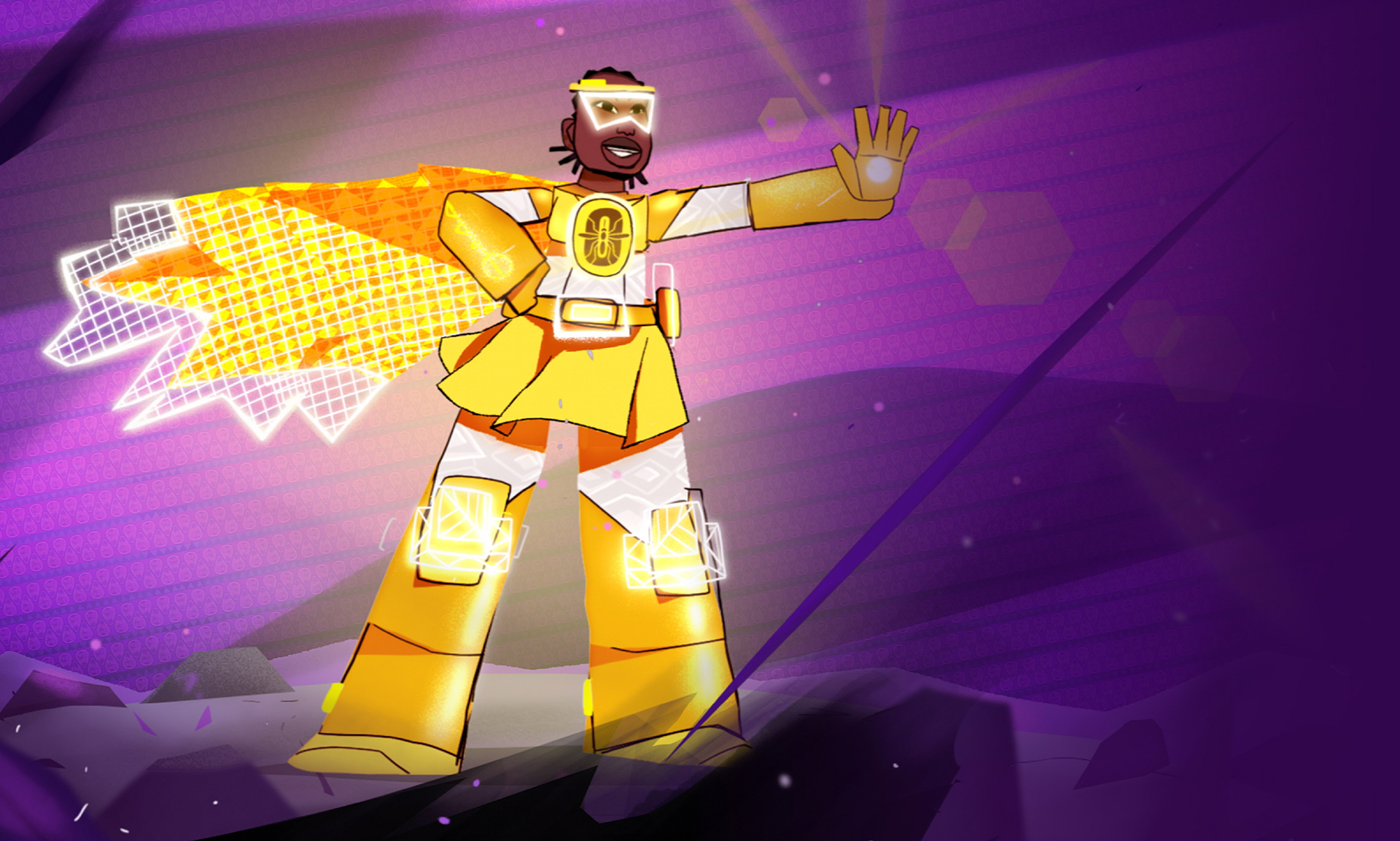 Concept development of our superhero girl