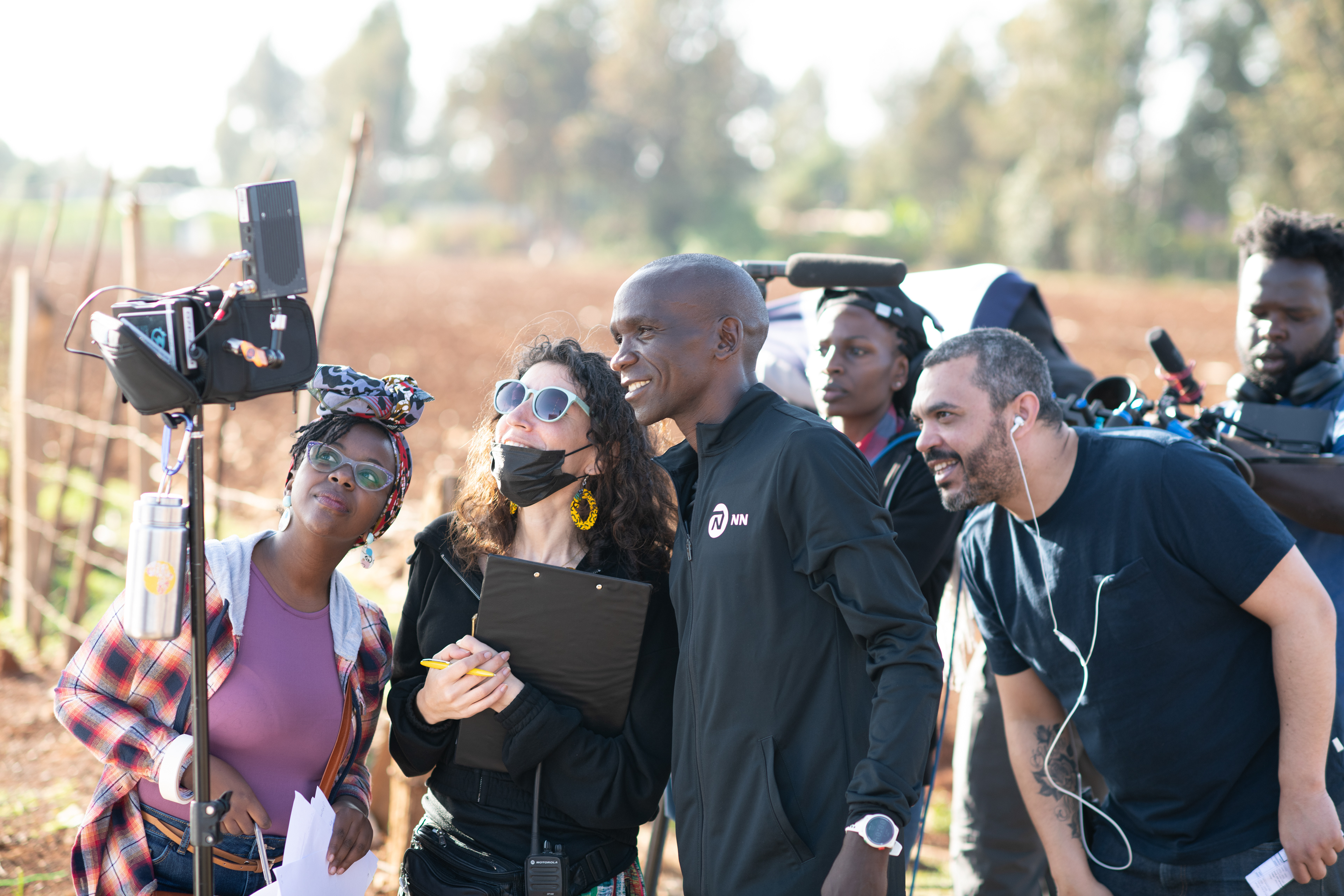 Filming with Olympic champion Eliud Kipchoge and Ridley Scott Films