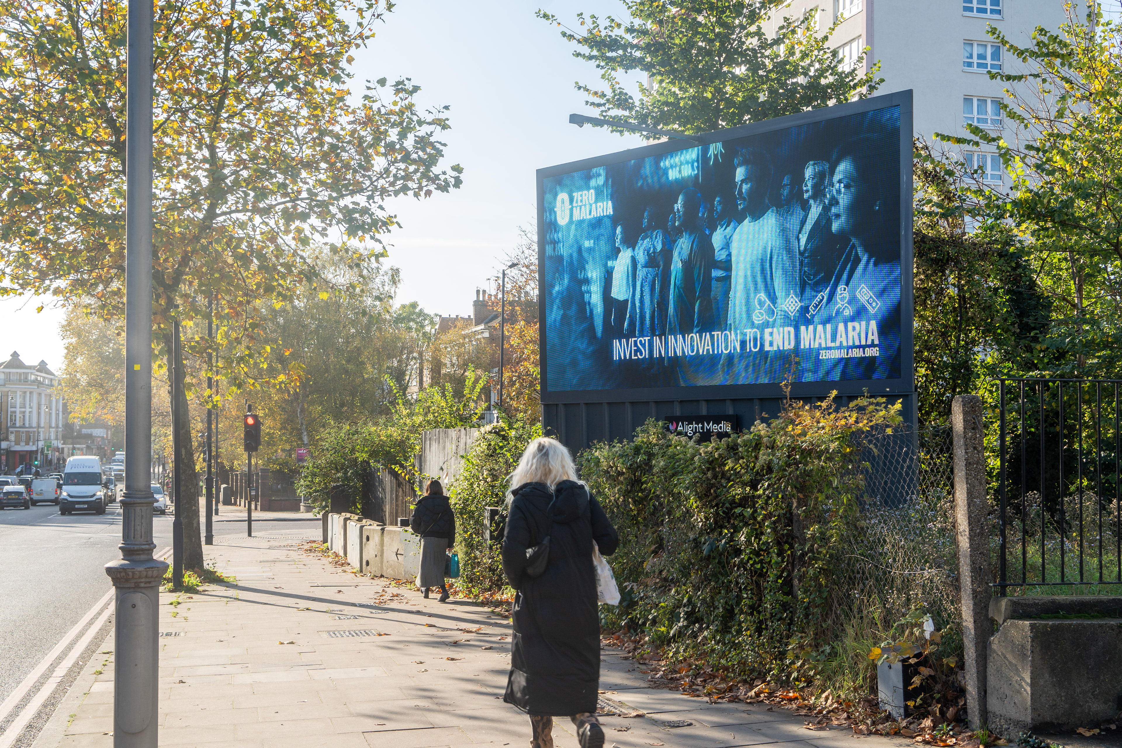 Key visual on OOH in the UK