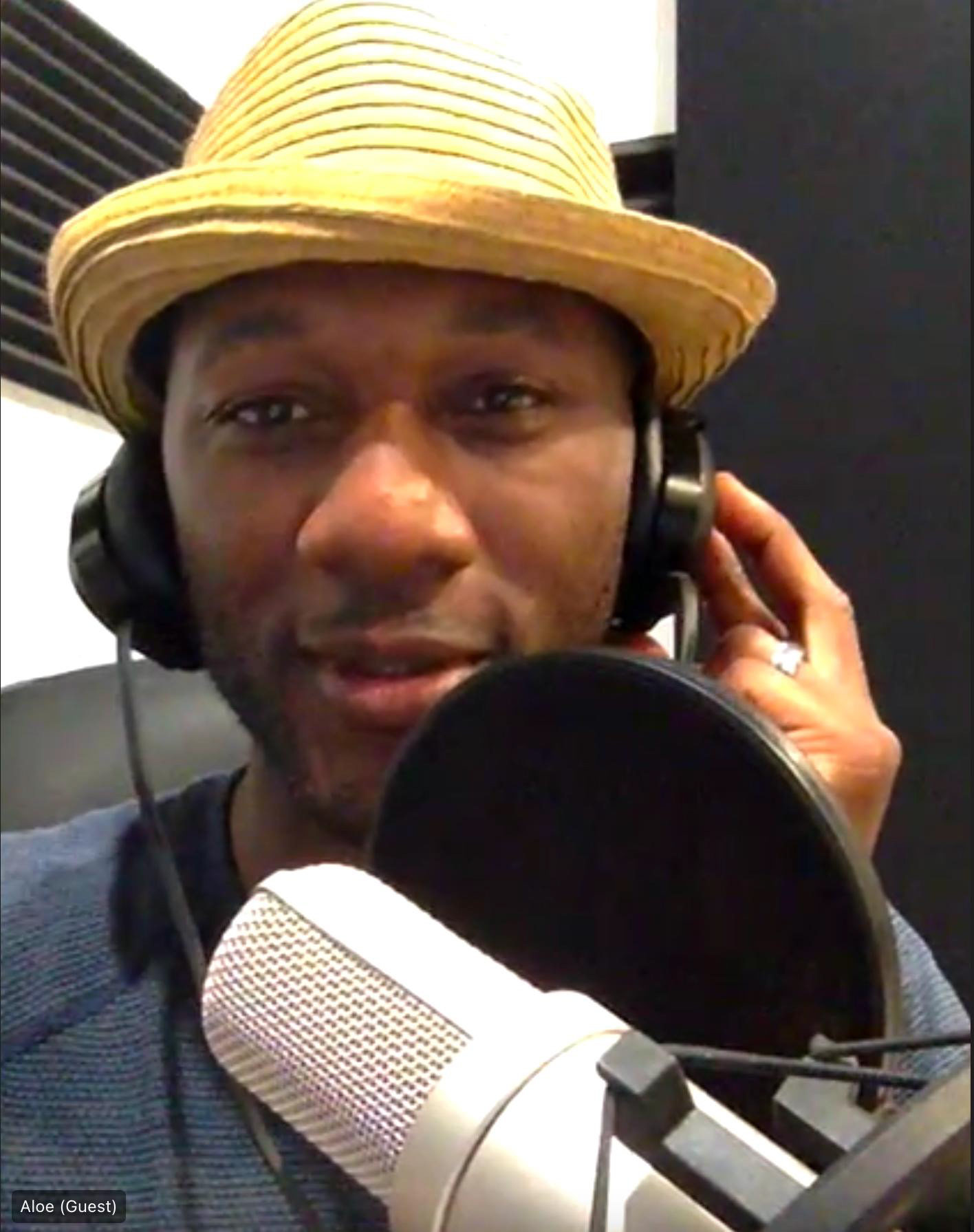 Directing Aloe Blacc radio ad remotely