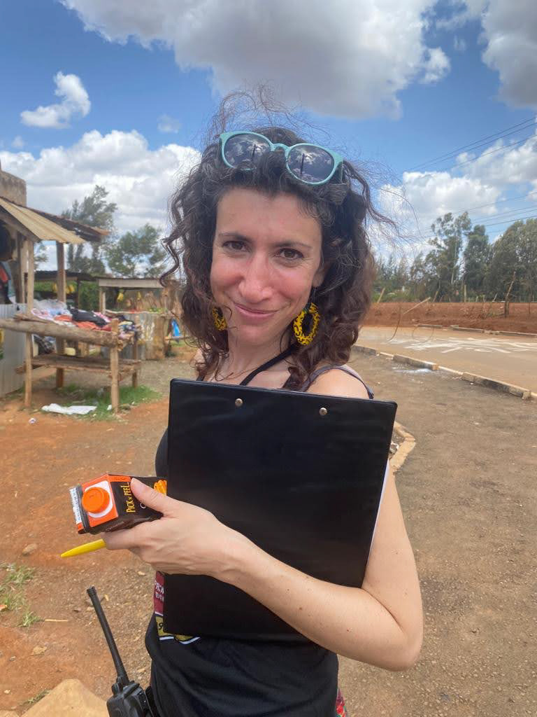 Producer on set with Ridley Scott Films in Kenya