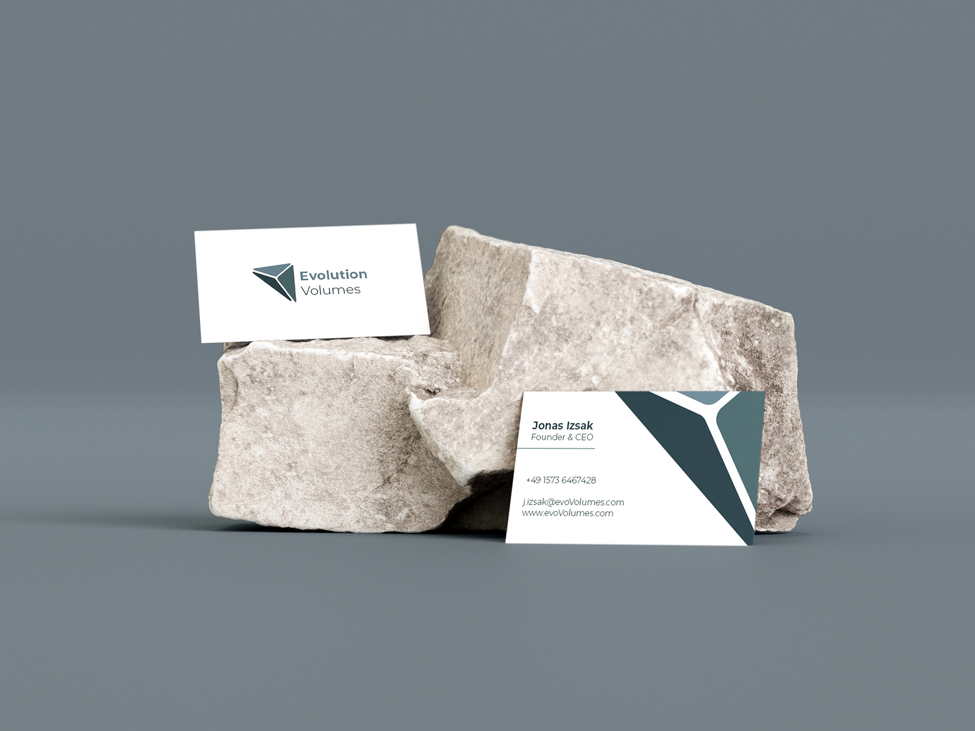 Visistenkarten für Kletterwand-Modul-Hersteller Evolution Volumes