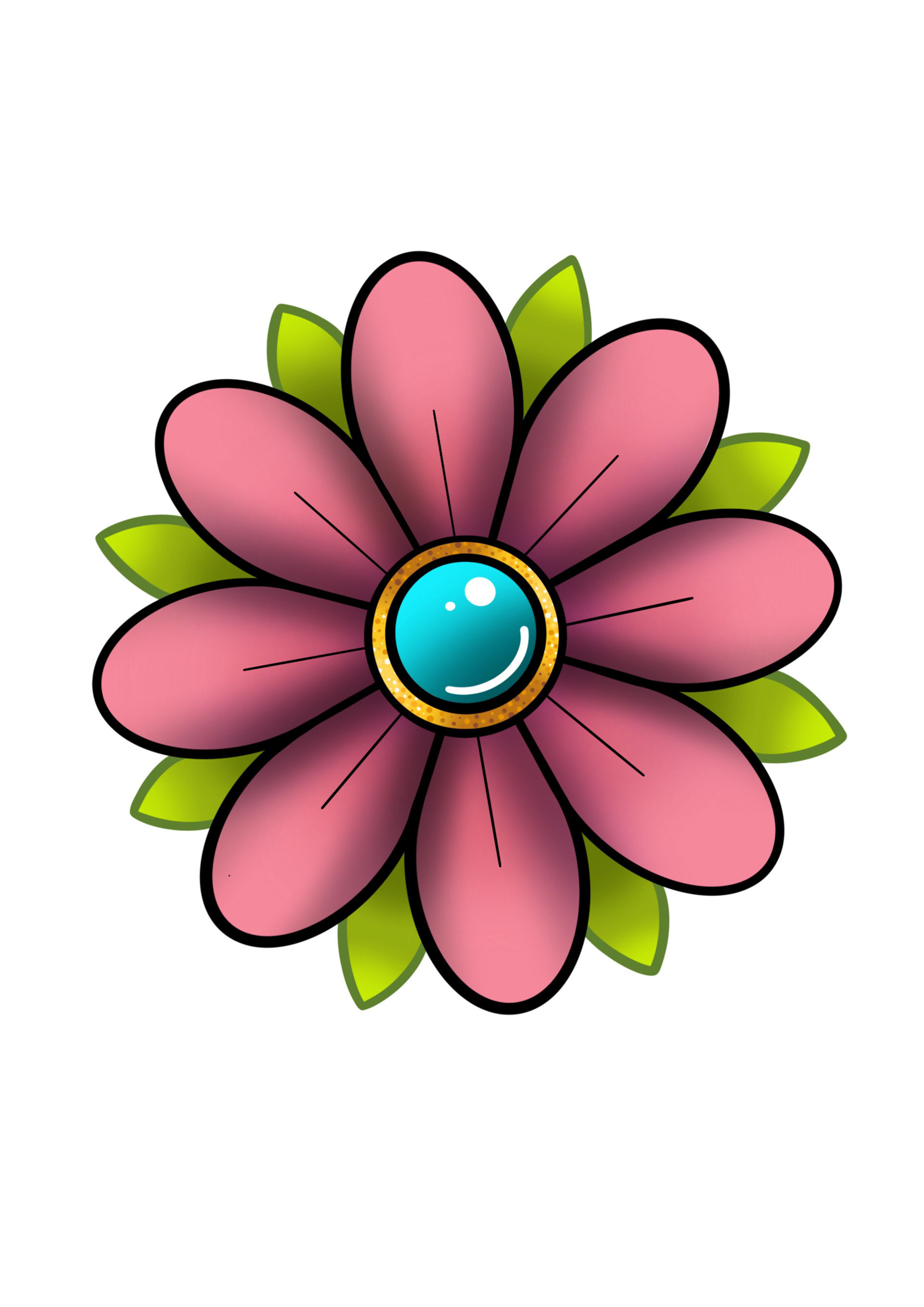 Flower, Clip Studio on iPad 2019