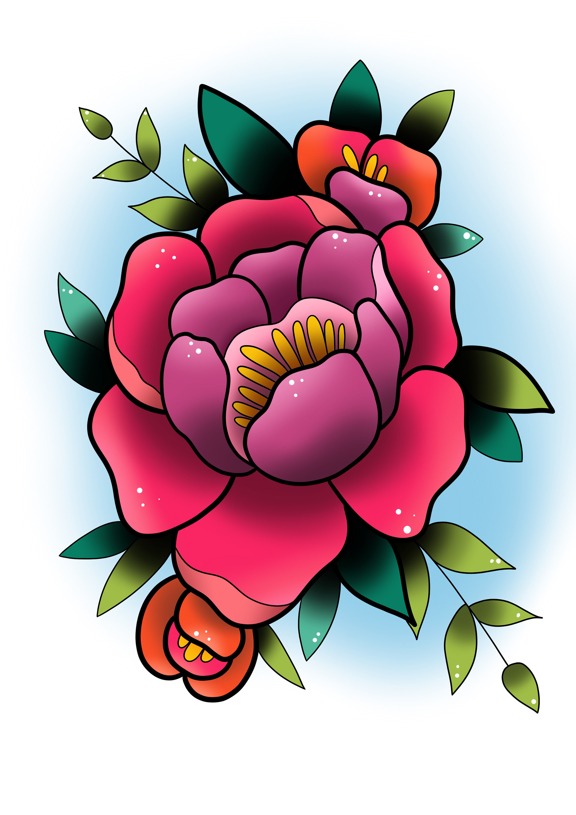 Floral, Procreate on iPad 2019