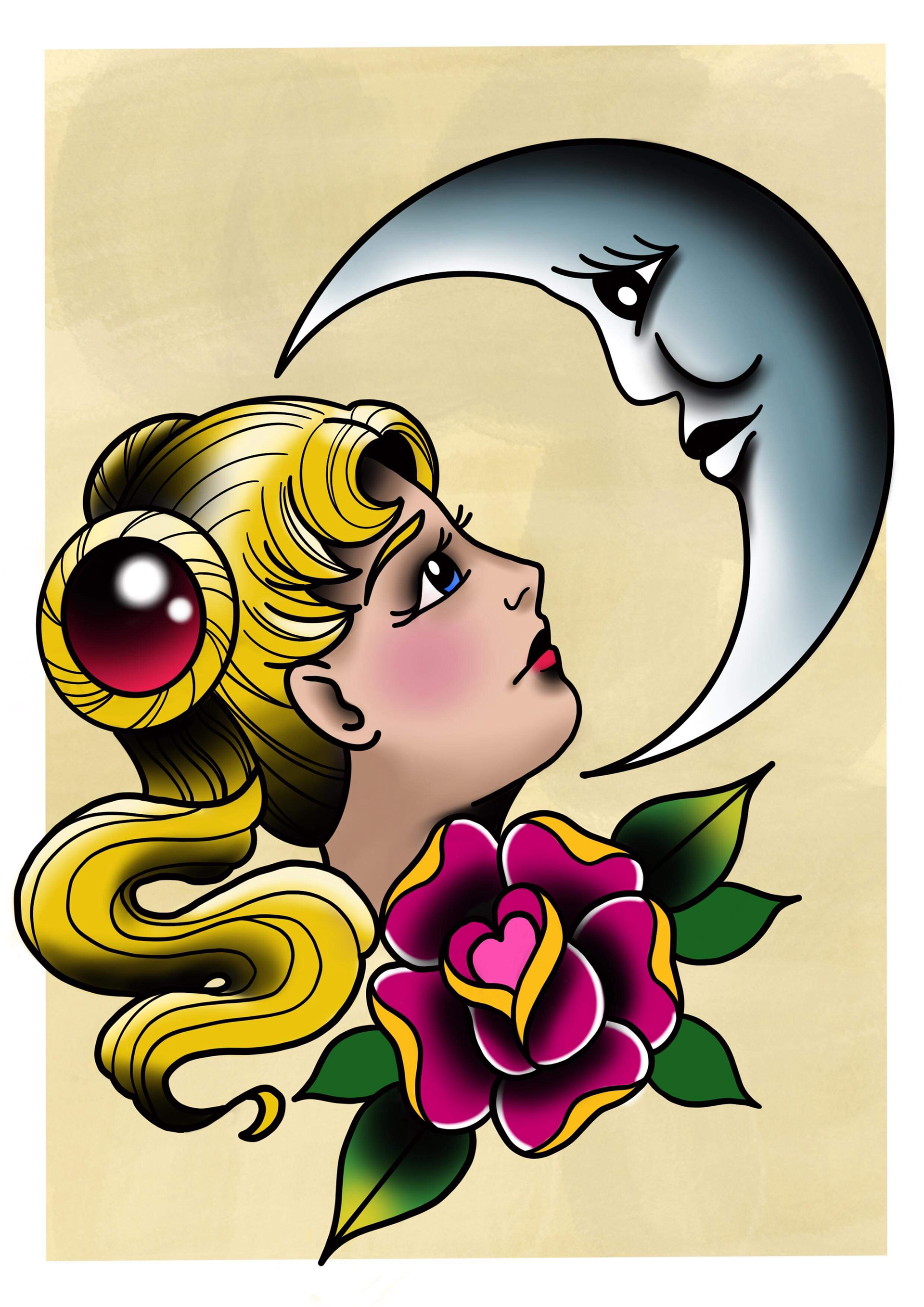 By the power of the moon, Clip Studio 2017