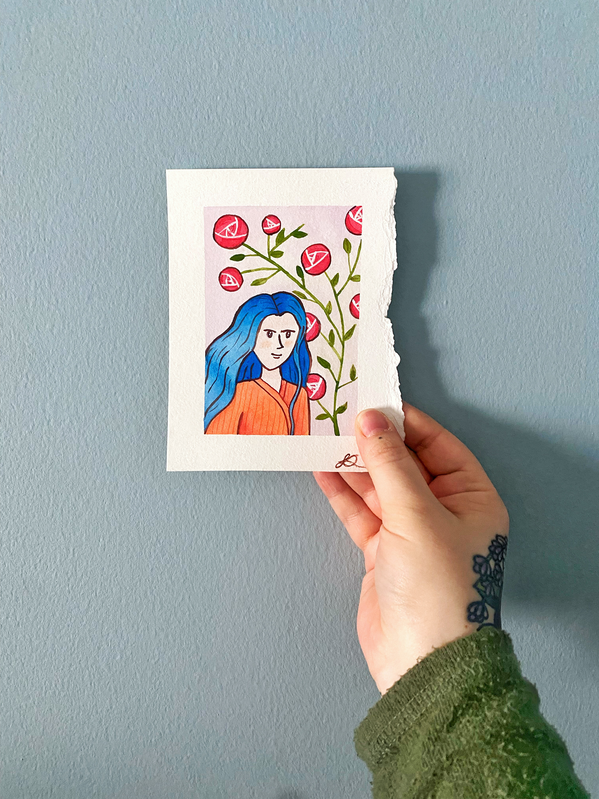 Gouache on mixed media paper, 2021