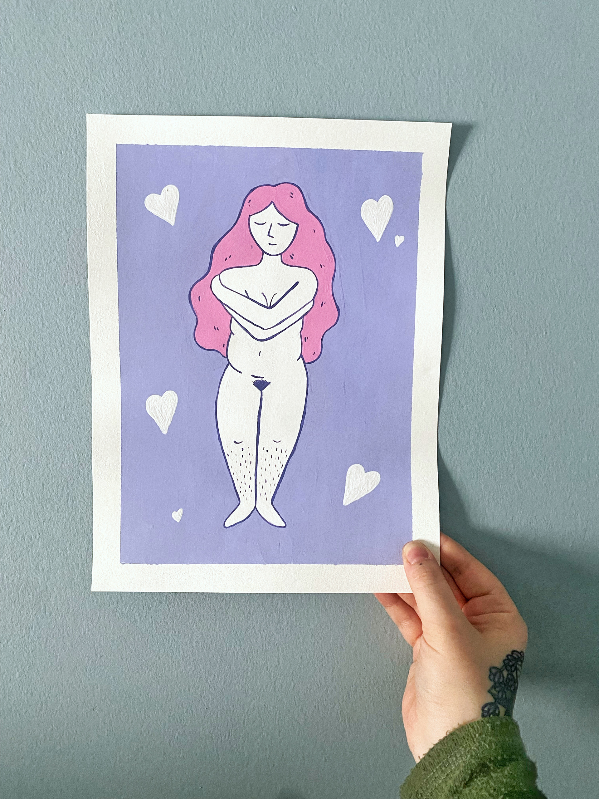 Gouache on mixed media paper, 2021