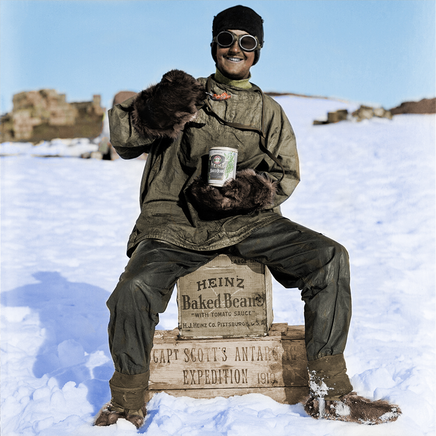 Herbert Ponting, kapitan Robert Falcon Scott w trakcie ekspedycji Terra Nova.