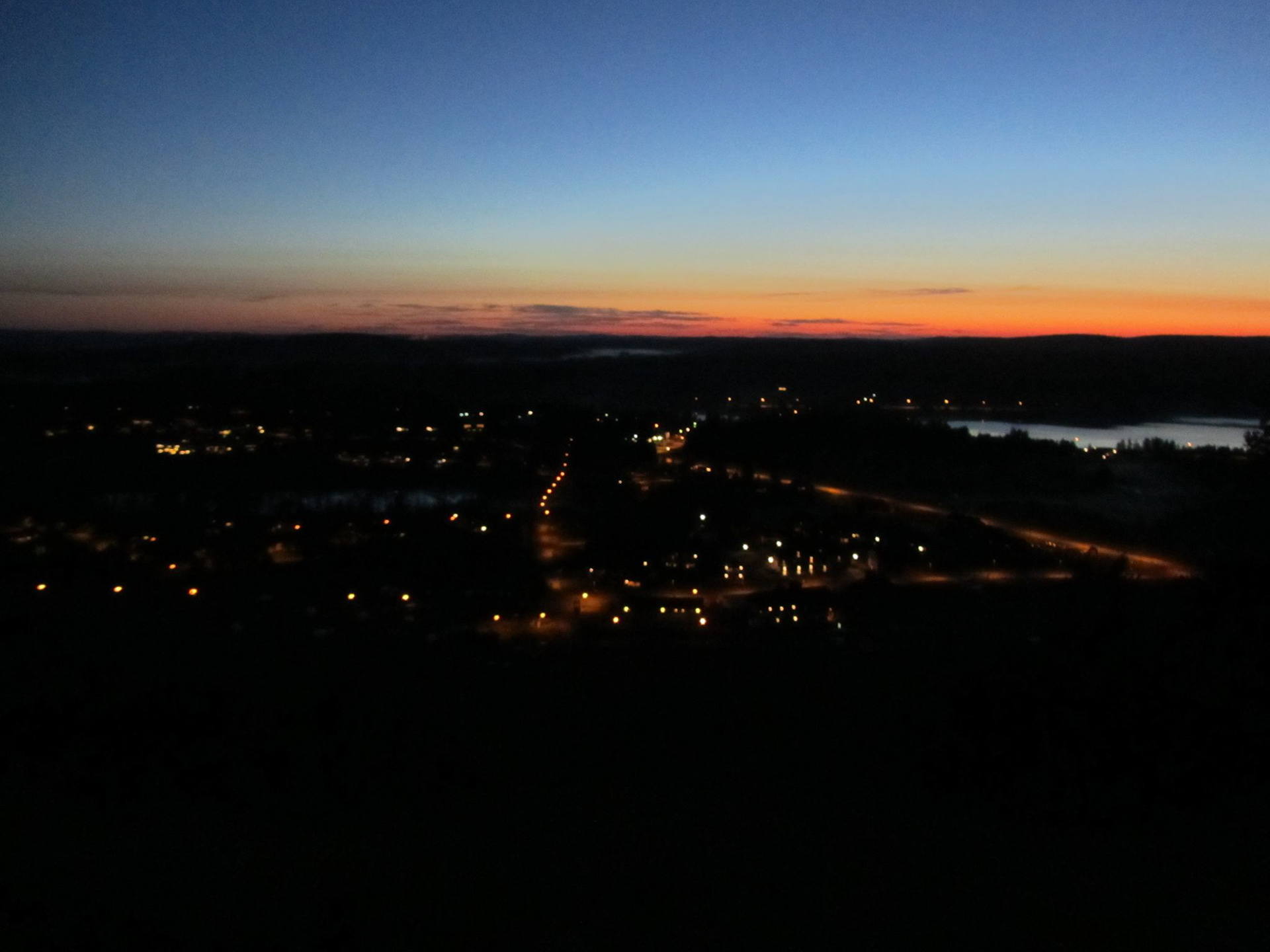Himos @end of golden hour (Finnland)