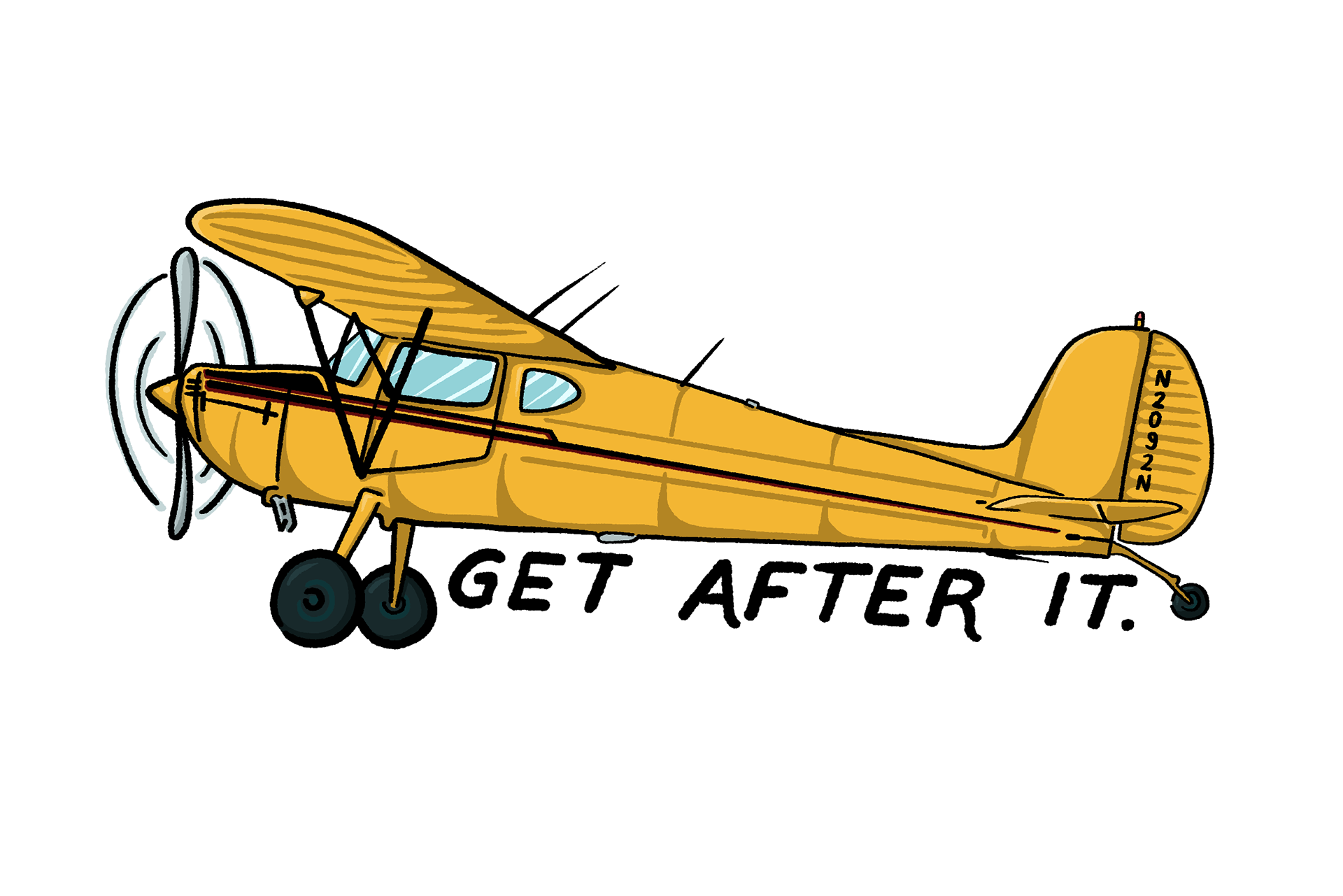 airplane sticker design