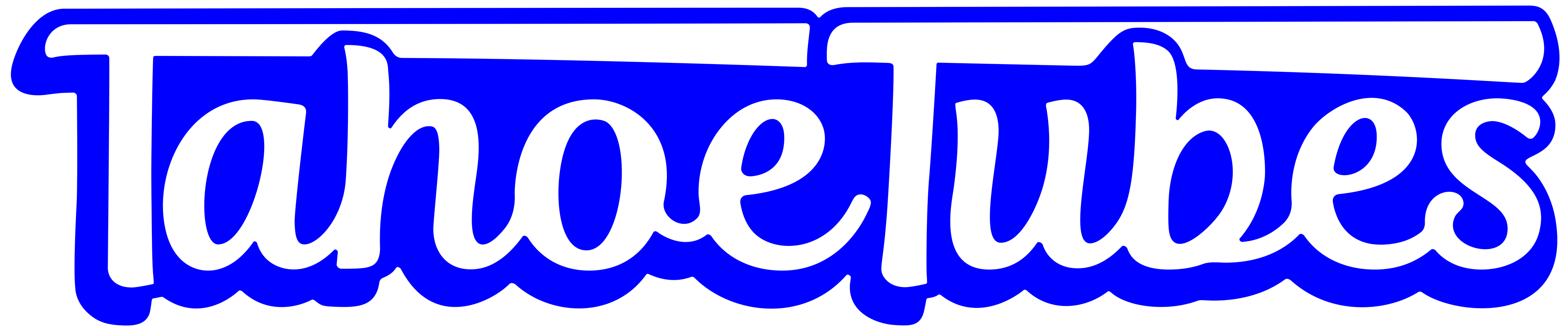 Tahoe Tubes text logo