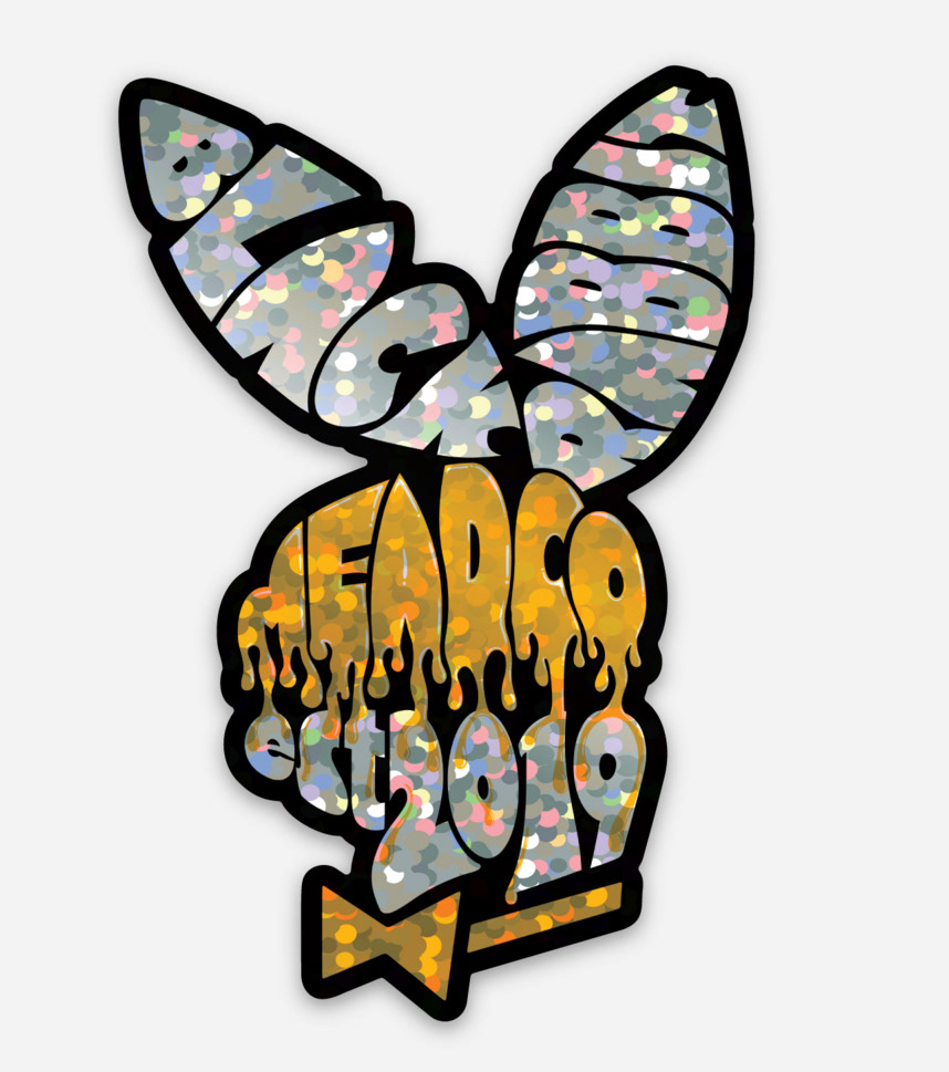 Black Rabbit 4 Year Anniversary sticker-2023