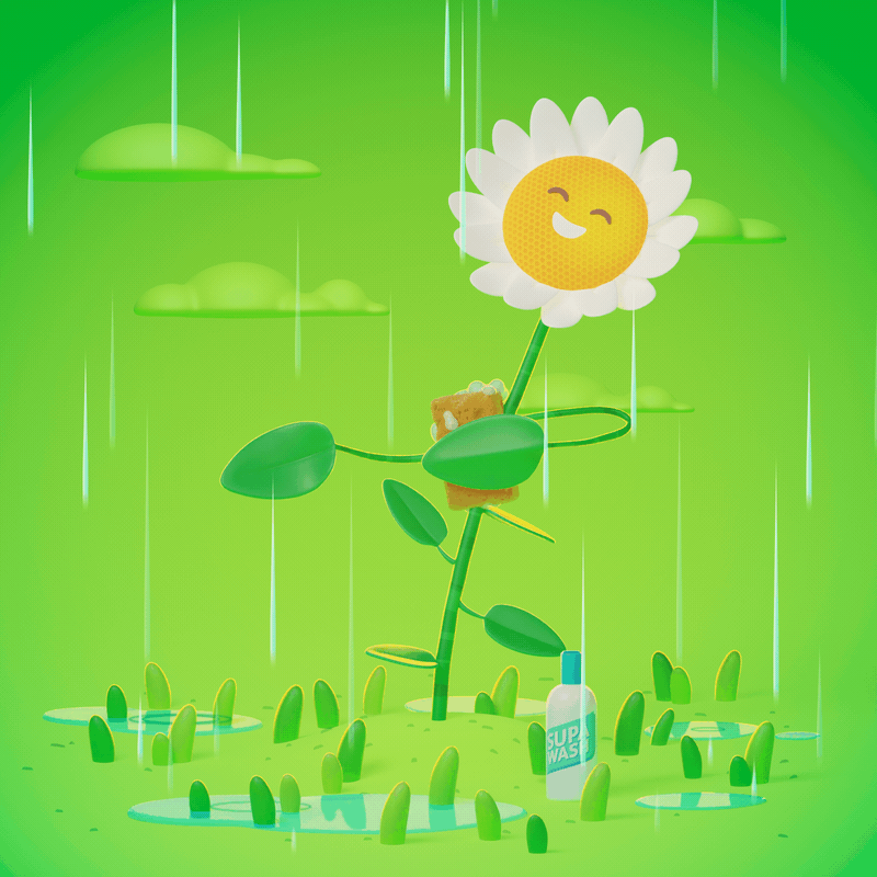 Flower Shower (Blender, Cycles)