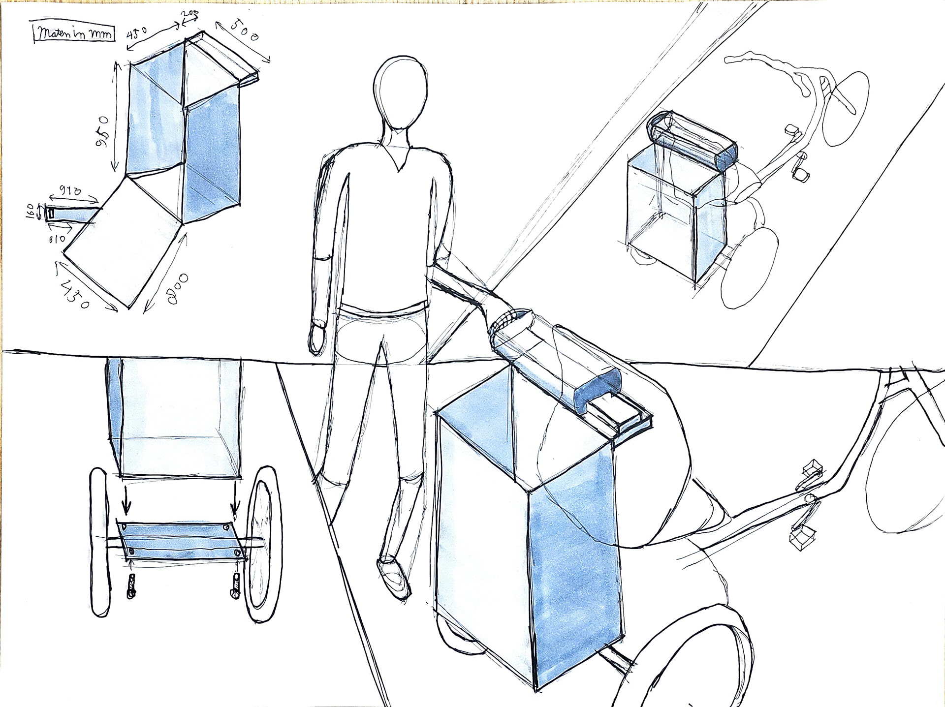 Van Raam fietsen project boodschappenbak
