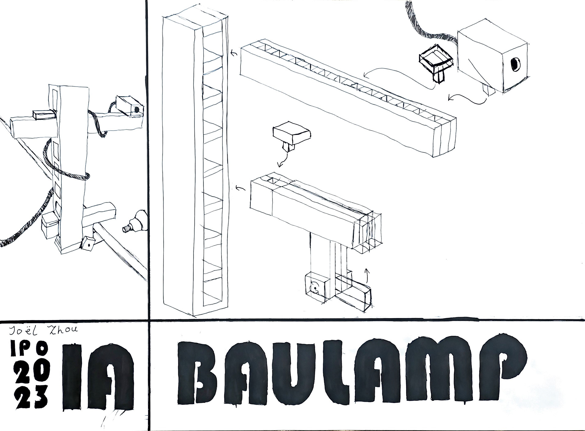 productposter bureaulamp