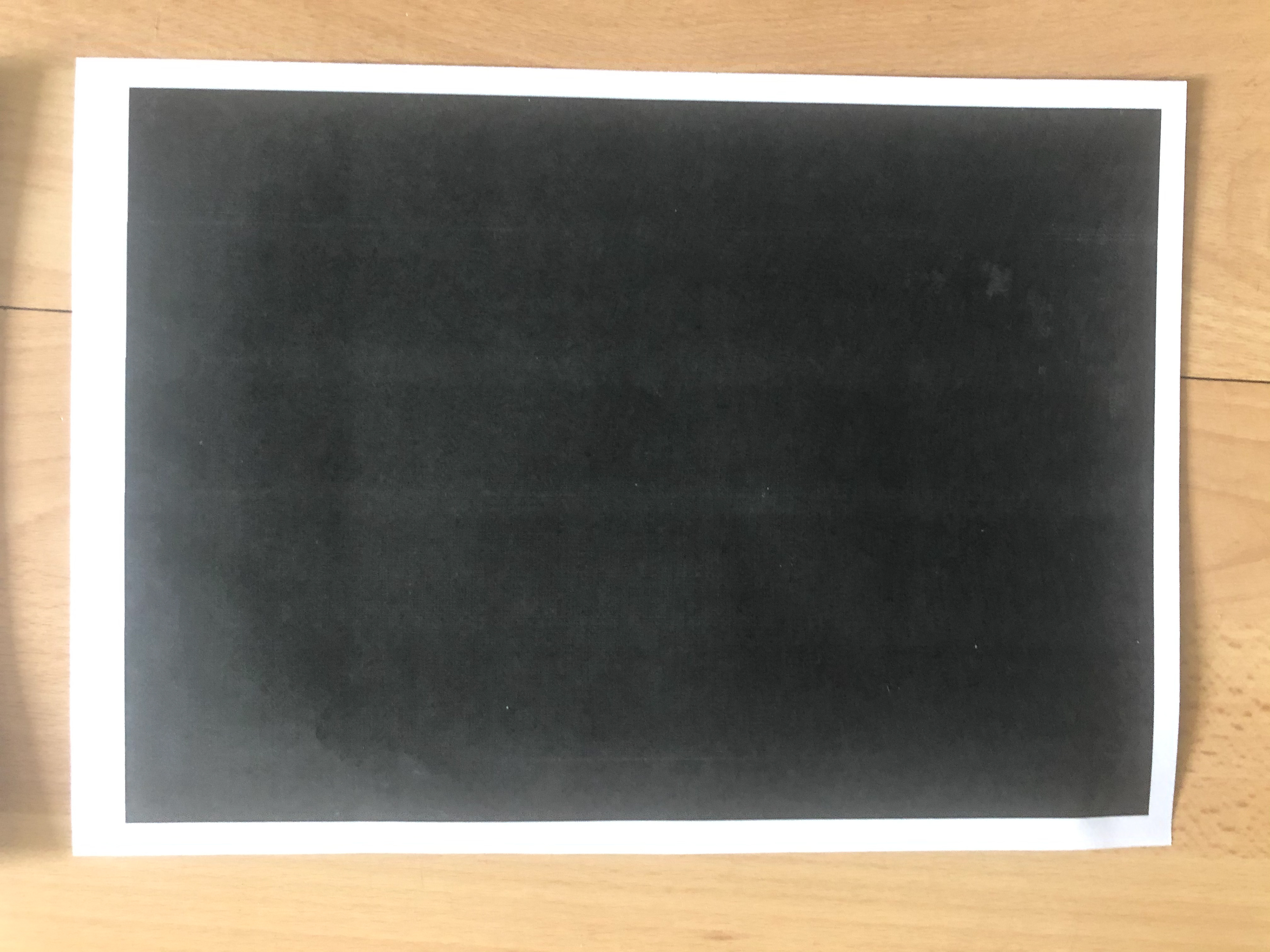 Print van eerste scan