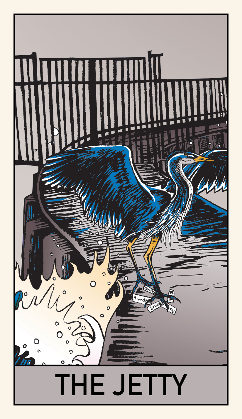 Front of the "Transcendence" Tarot Card