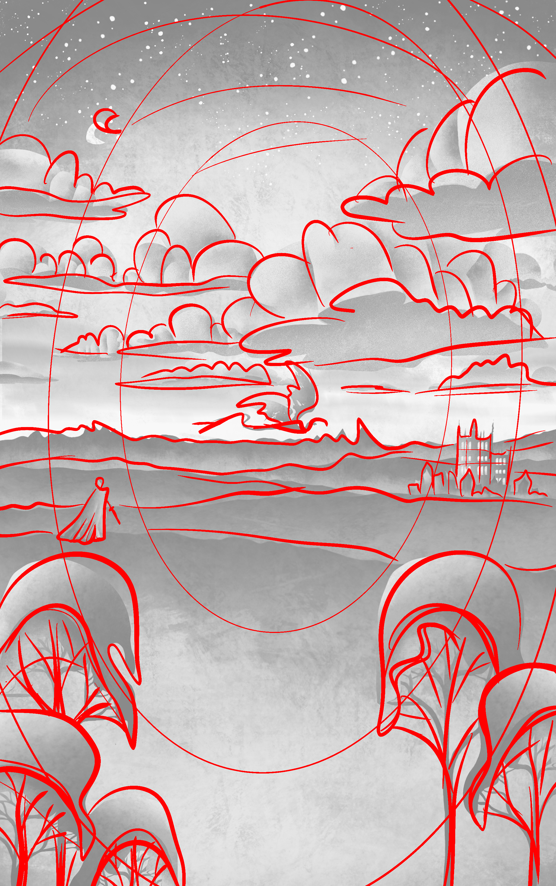 ilustrace – skica