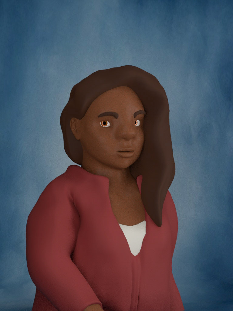 3D Character; made and rigged in Maya