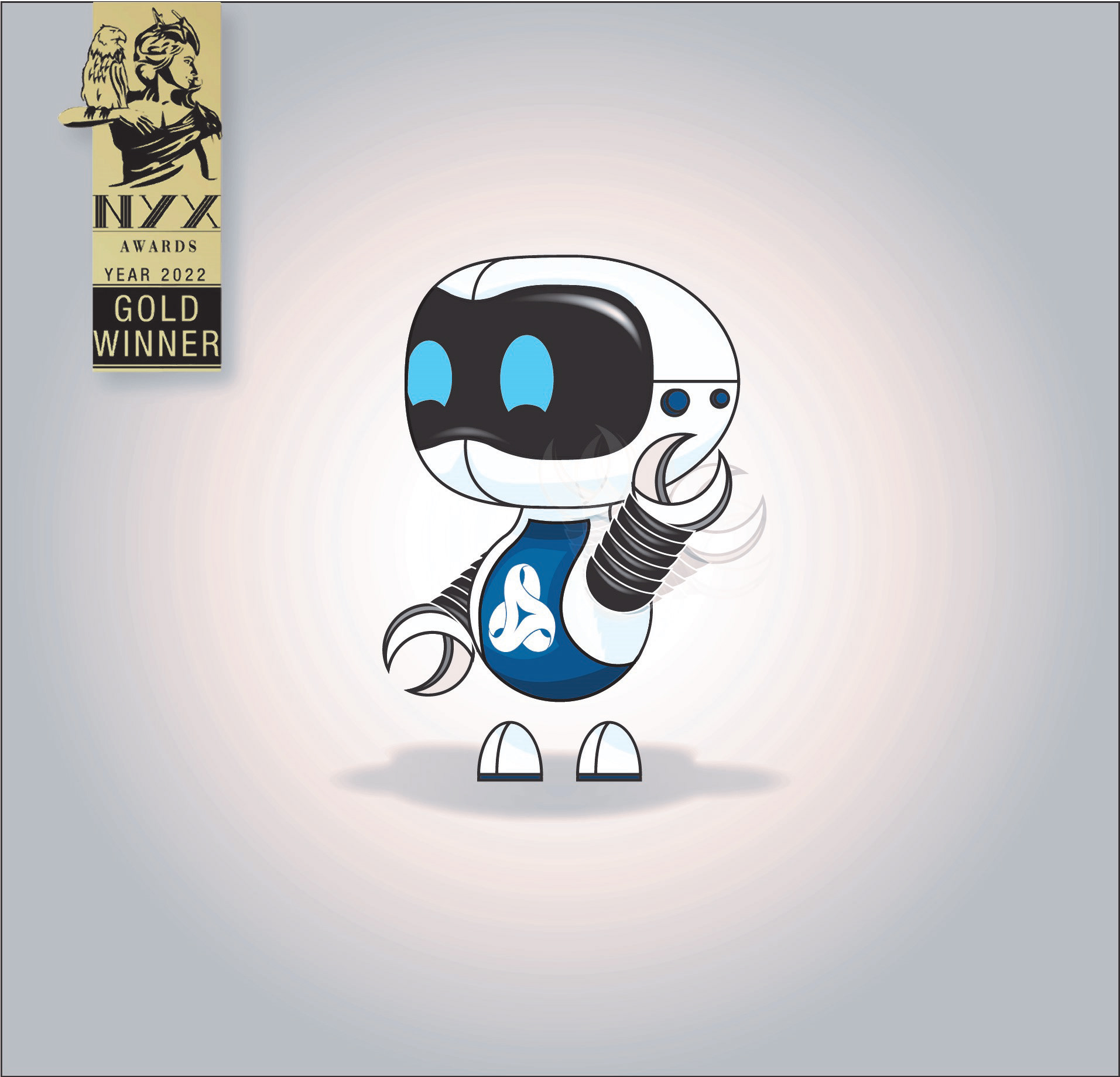 Nan0 is the NYX Award winning character design I created for AMT as the Mascot in 2021.