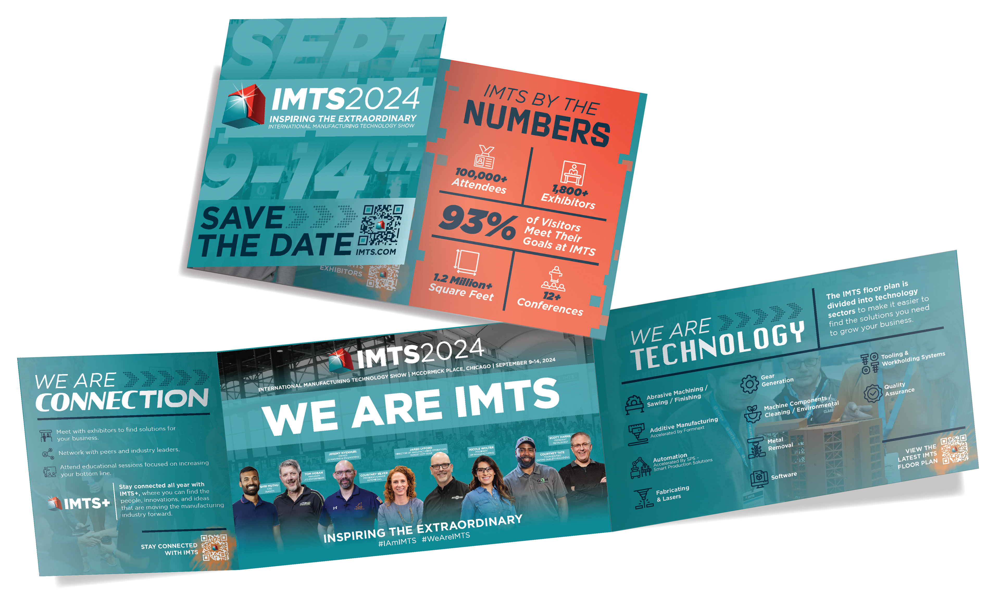 Save the date mailer for IMTS 2024