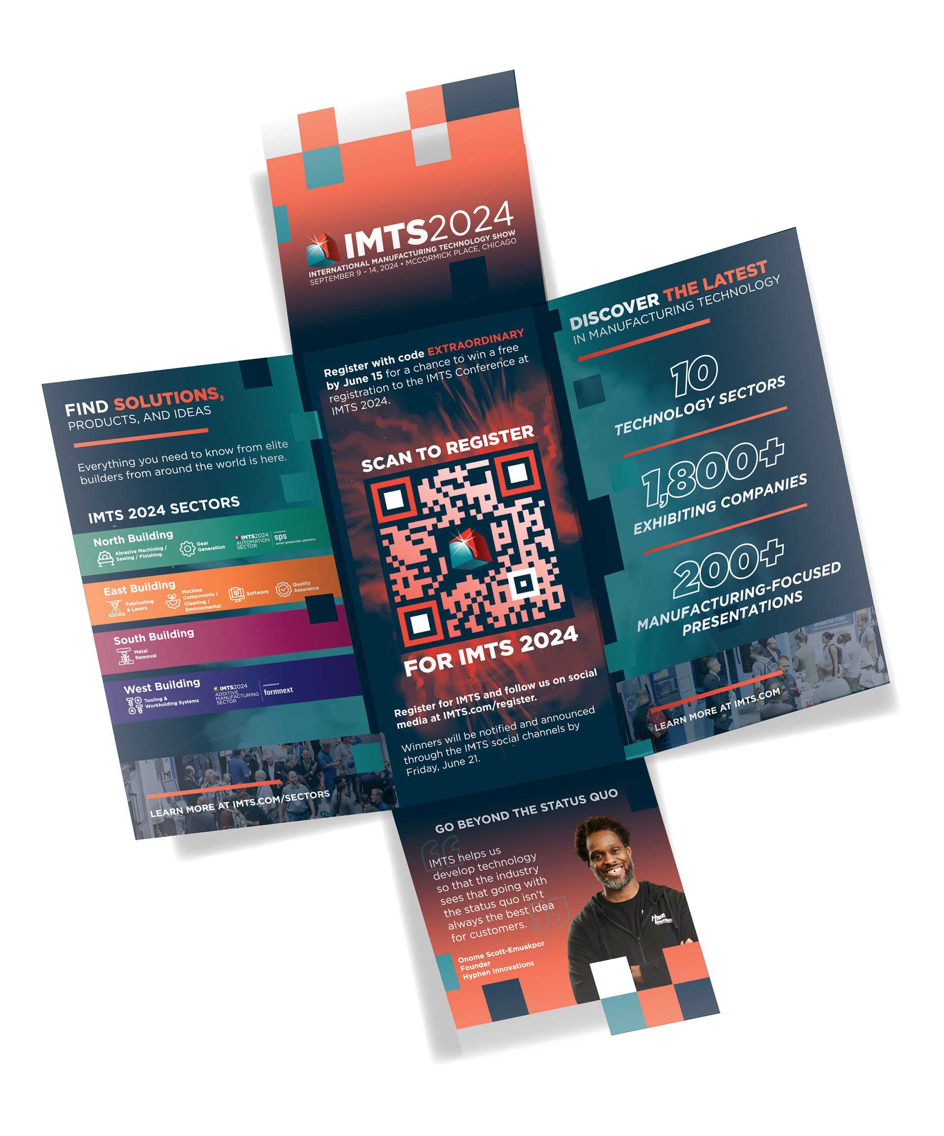Segmented mailers interior