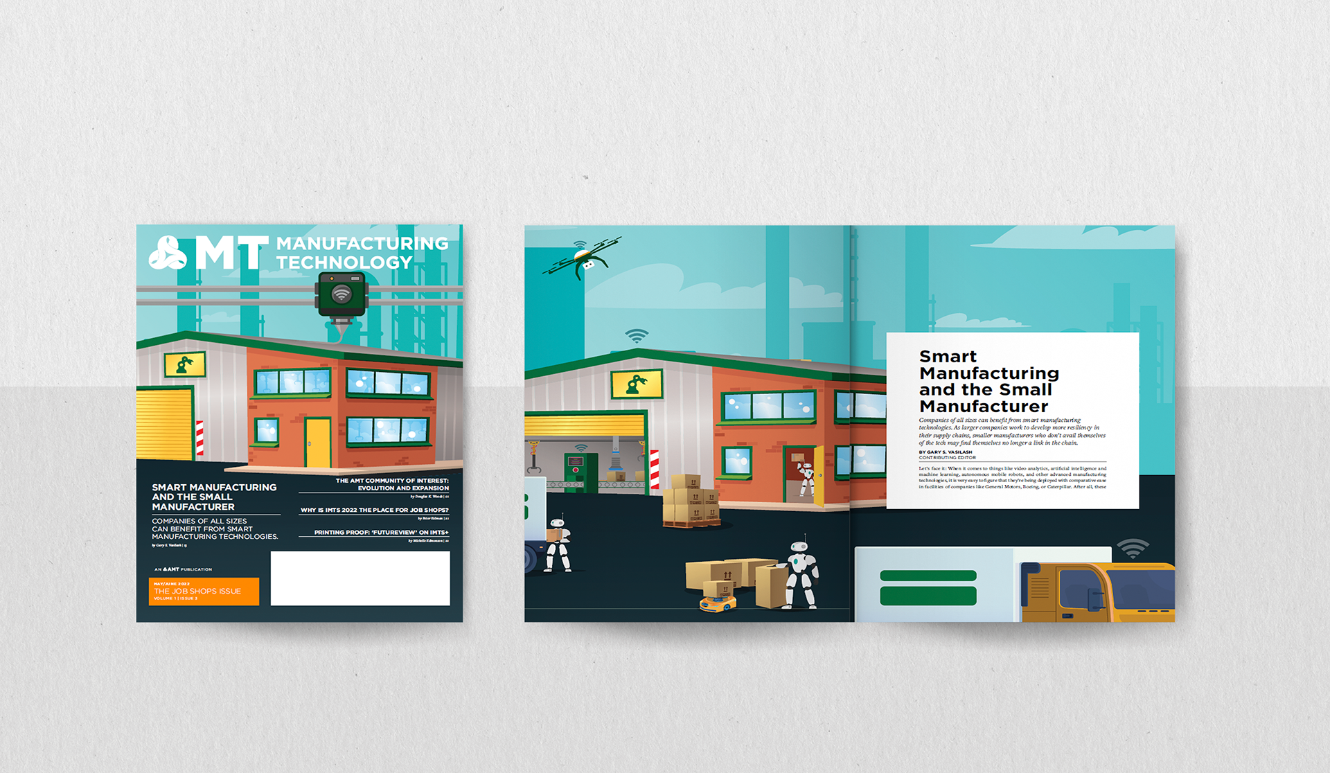Cover and Feature Story Opening Spread