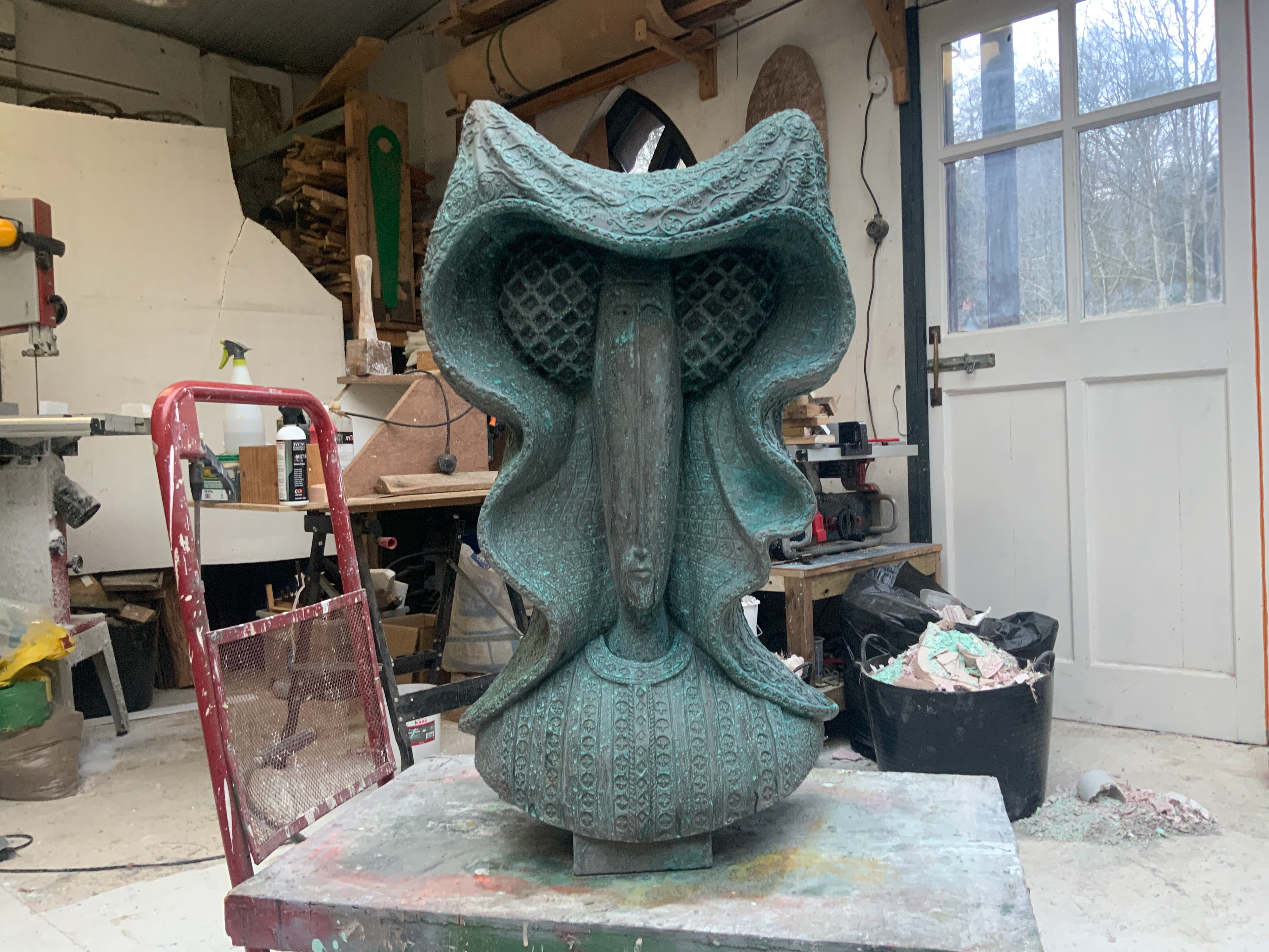 Patina beginning to take effect