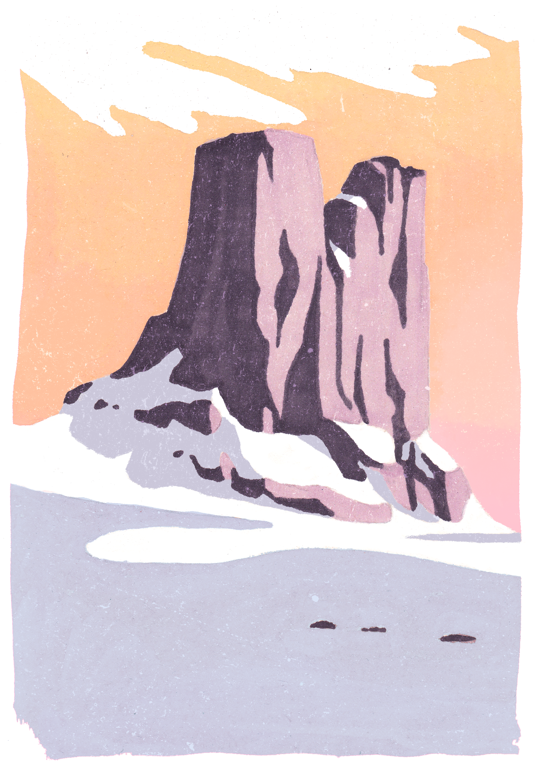 Mont Asgar, feutres, 2023